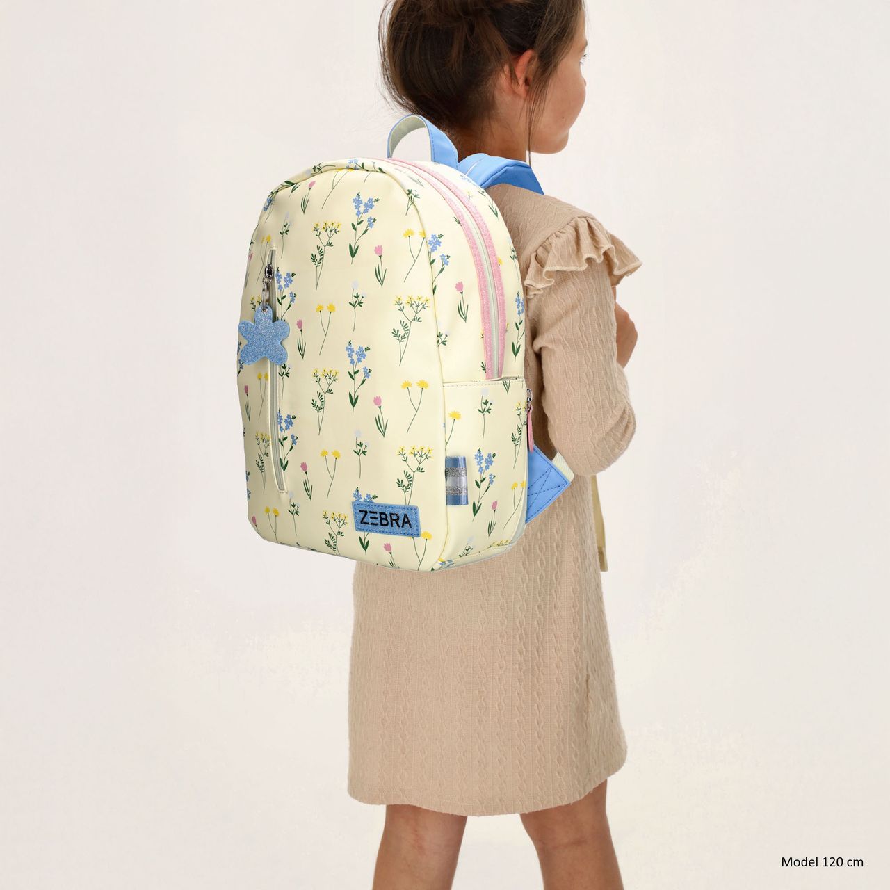Rugzak Floral Cream