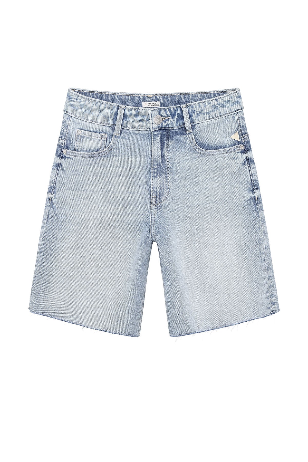 Long Denim Shorts