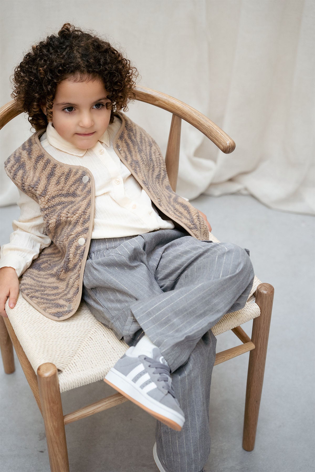 Wide Fit Pinstripe