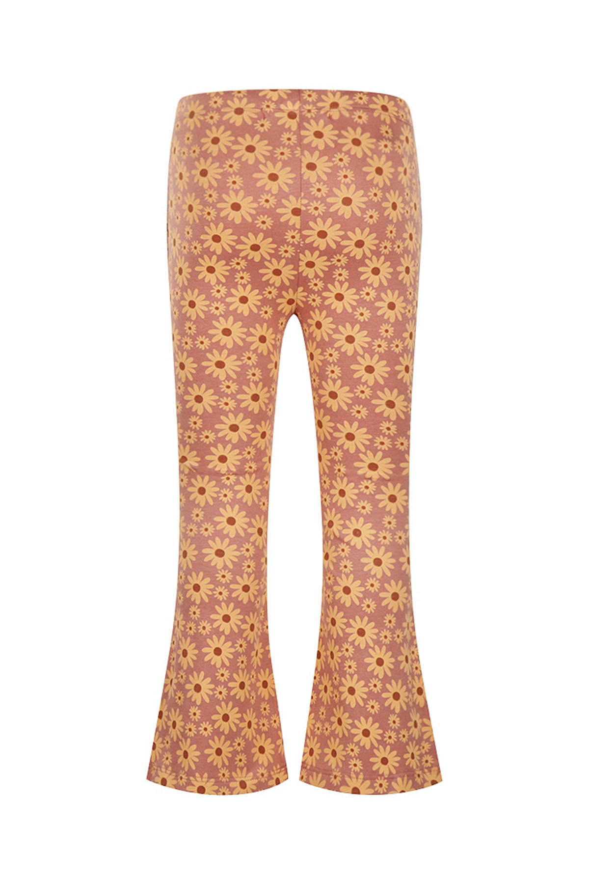 Flaired legging bloemen