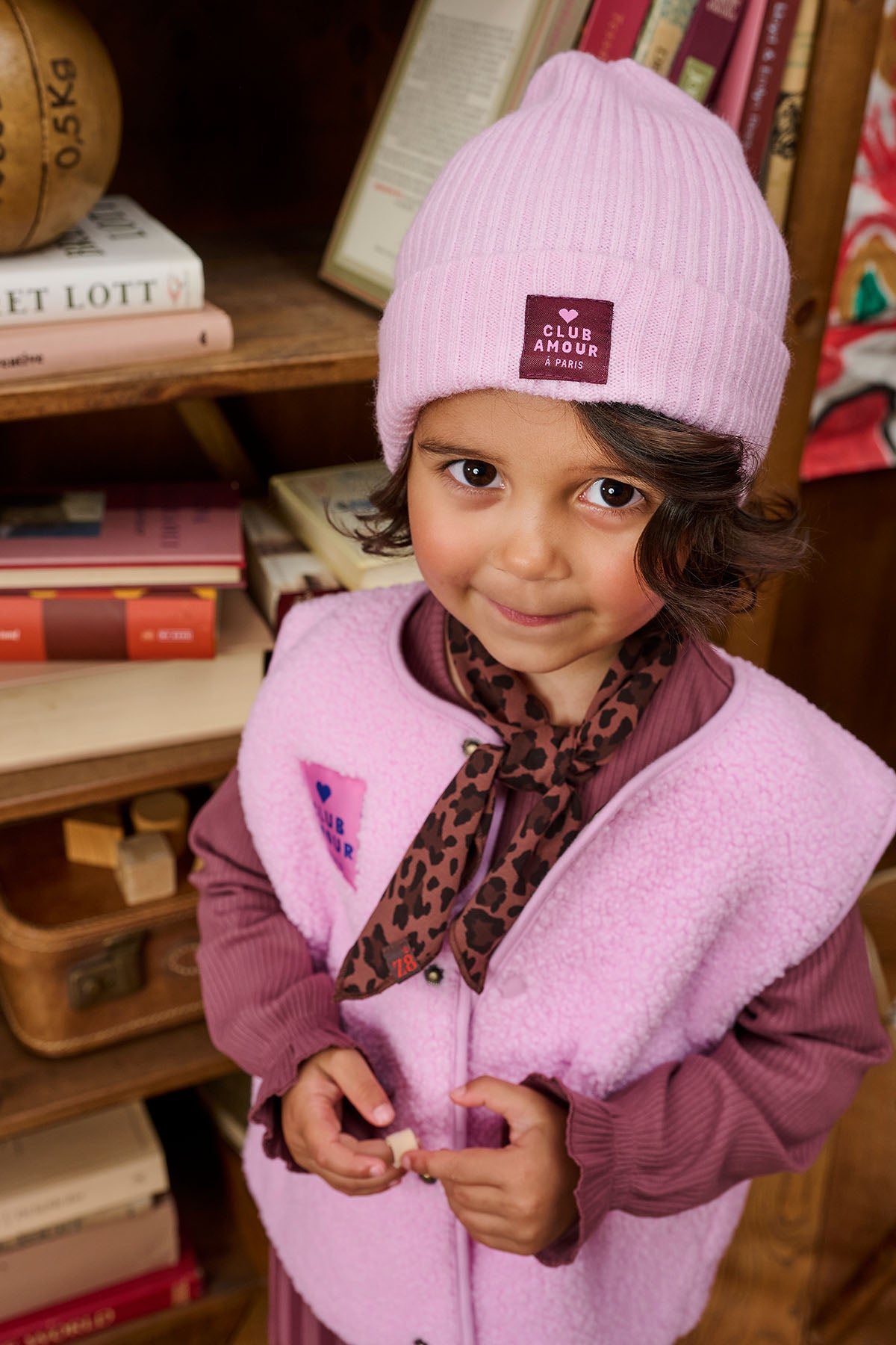 Nicole Playful pink Gilet