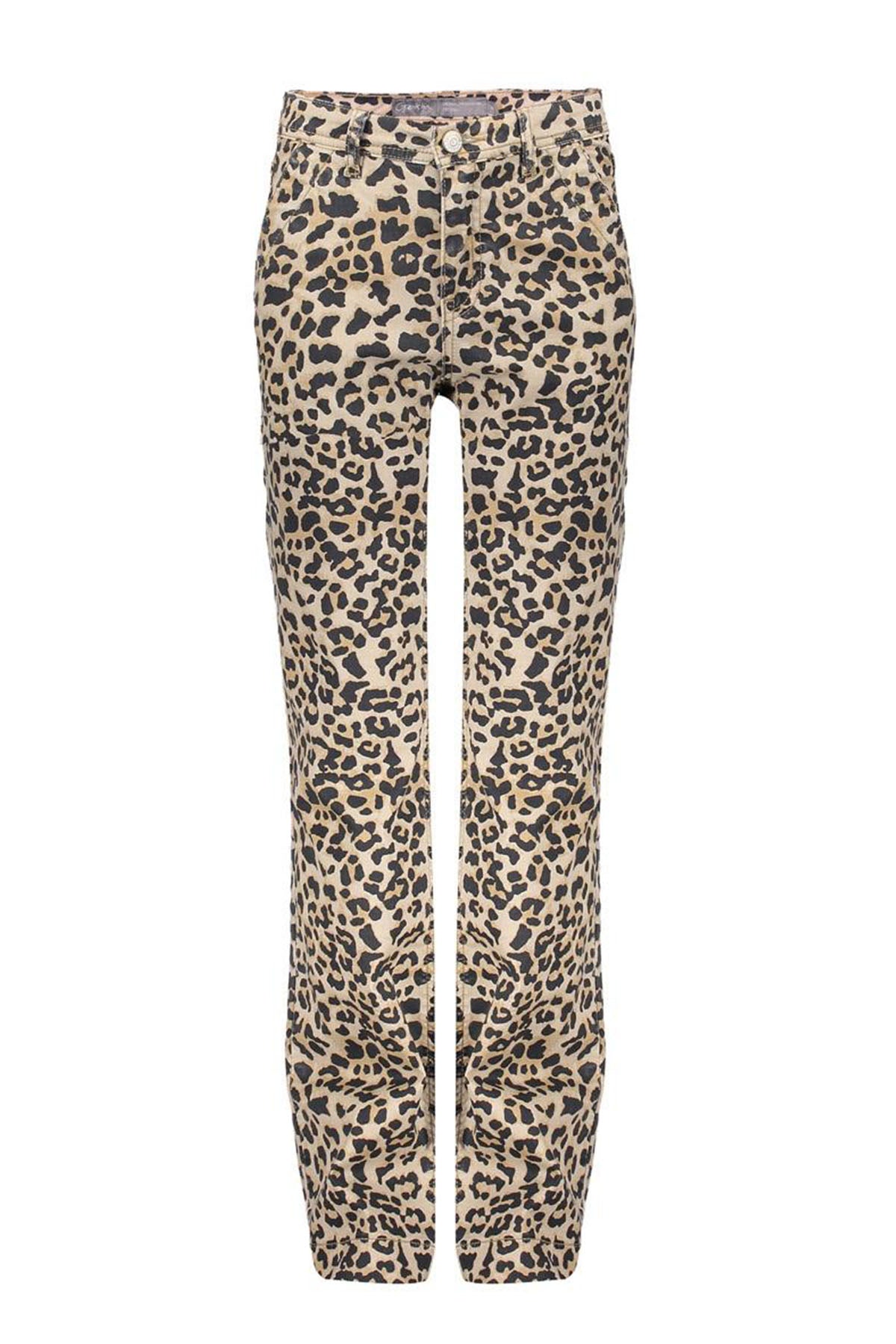 Jeans leopard print