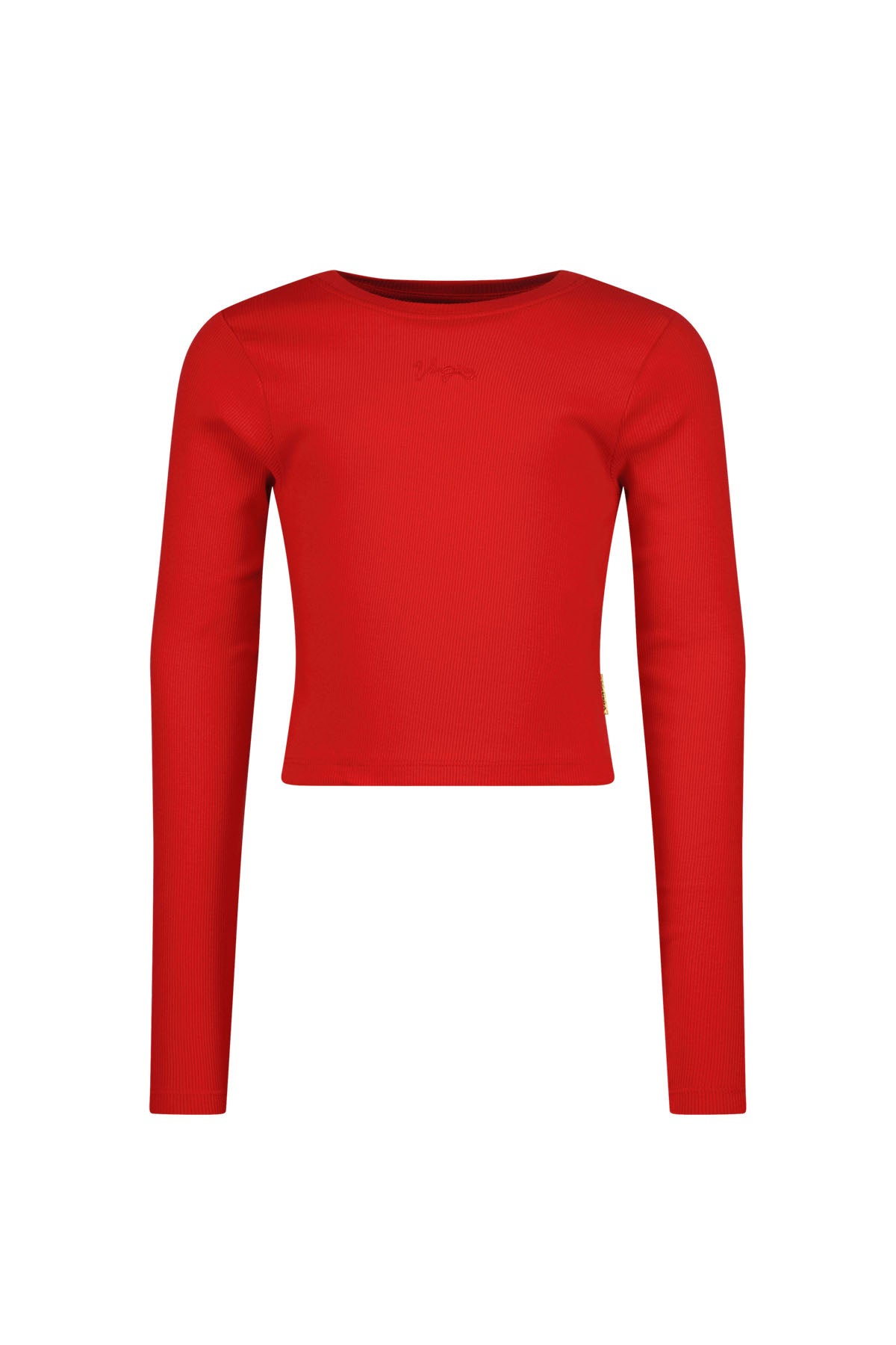 Basic crop rib top T-Shirt