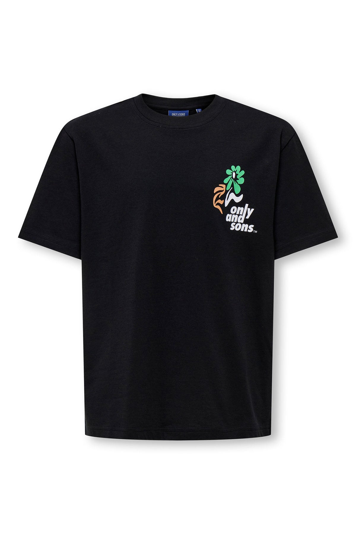 OSJFRED relaxed fit t-shirt zwart