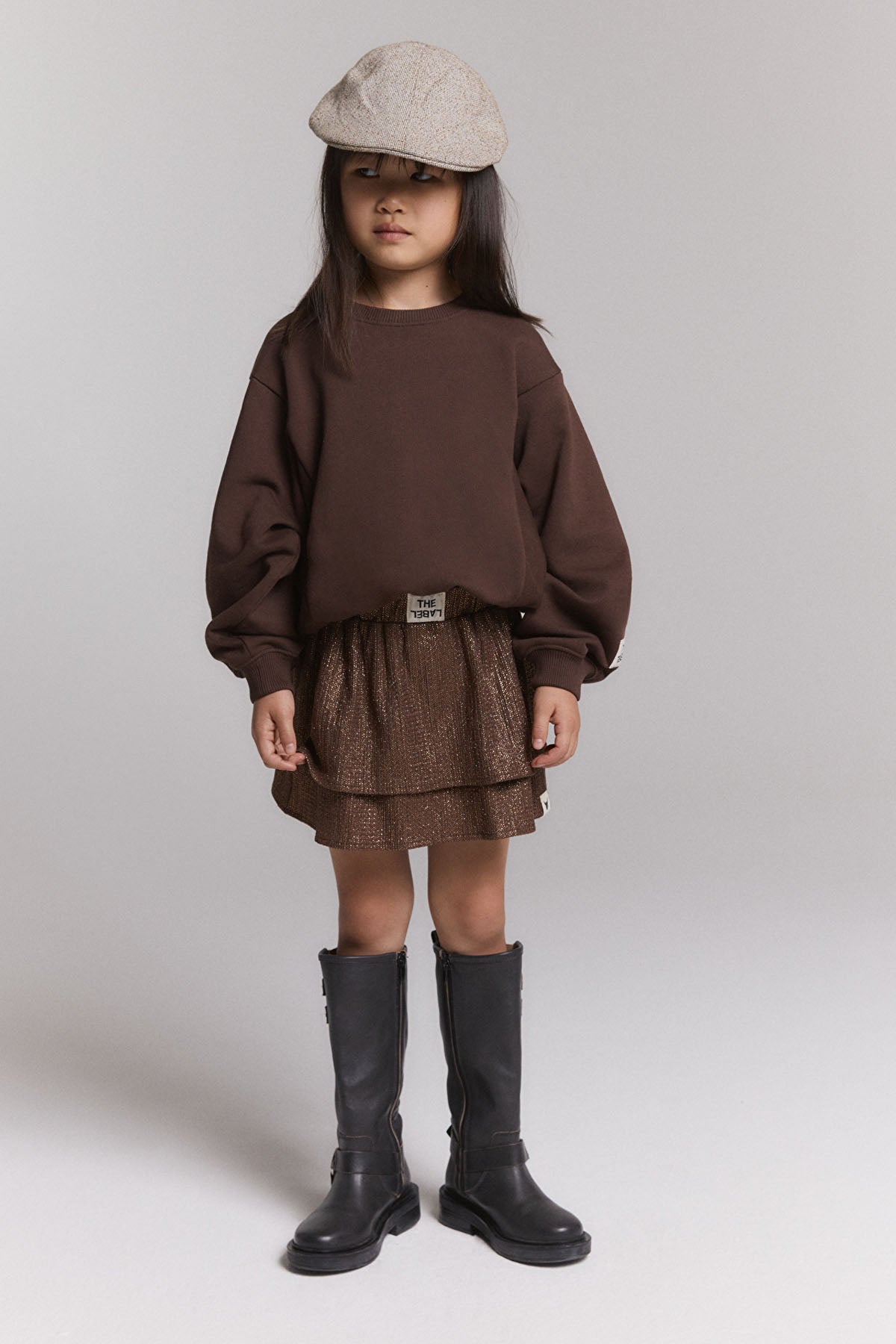 kids knitted batwing sweater
