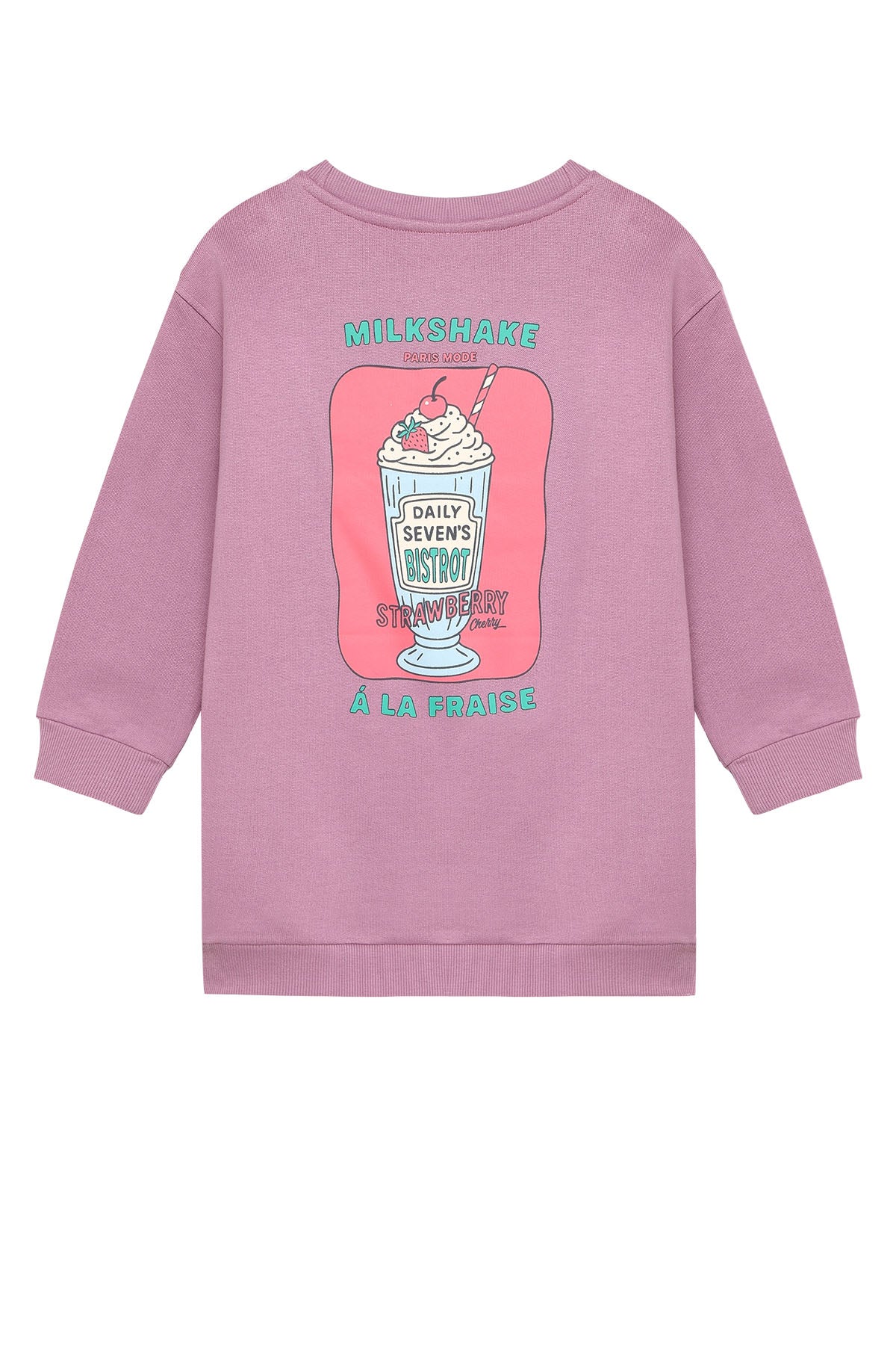 Sweat Dress Longsleeve Print