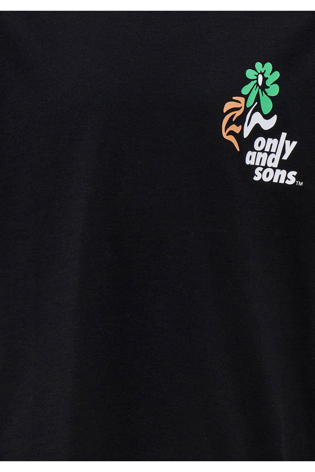 OSJFRED relaxed fit t-shirt zwart