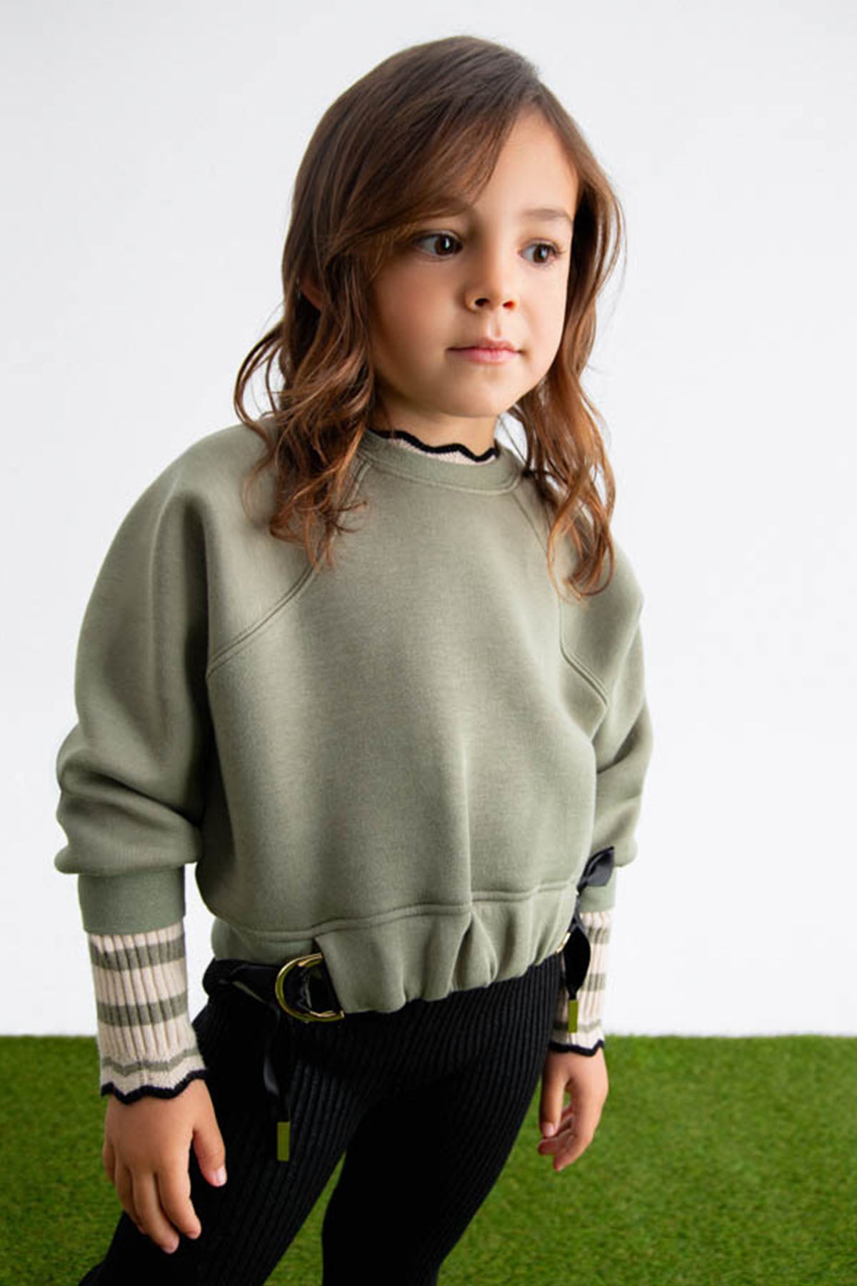 Gauze pullover