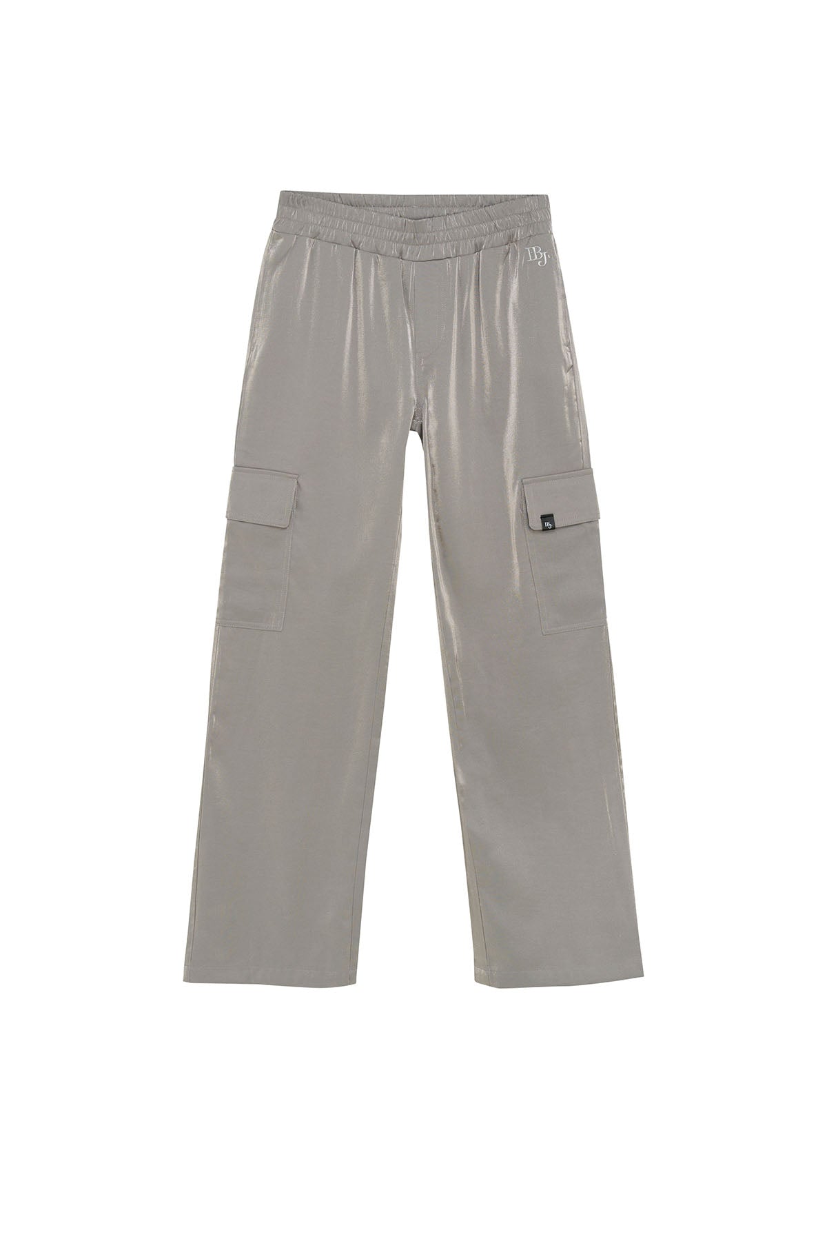 Wide Shiny Cargo Pants