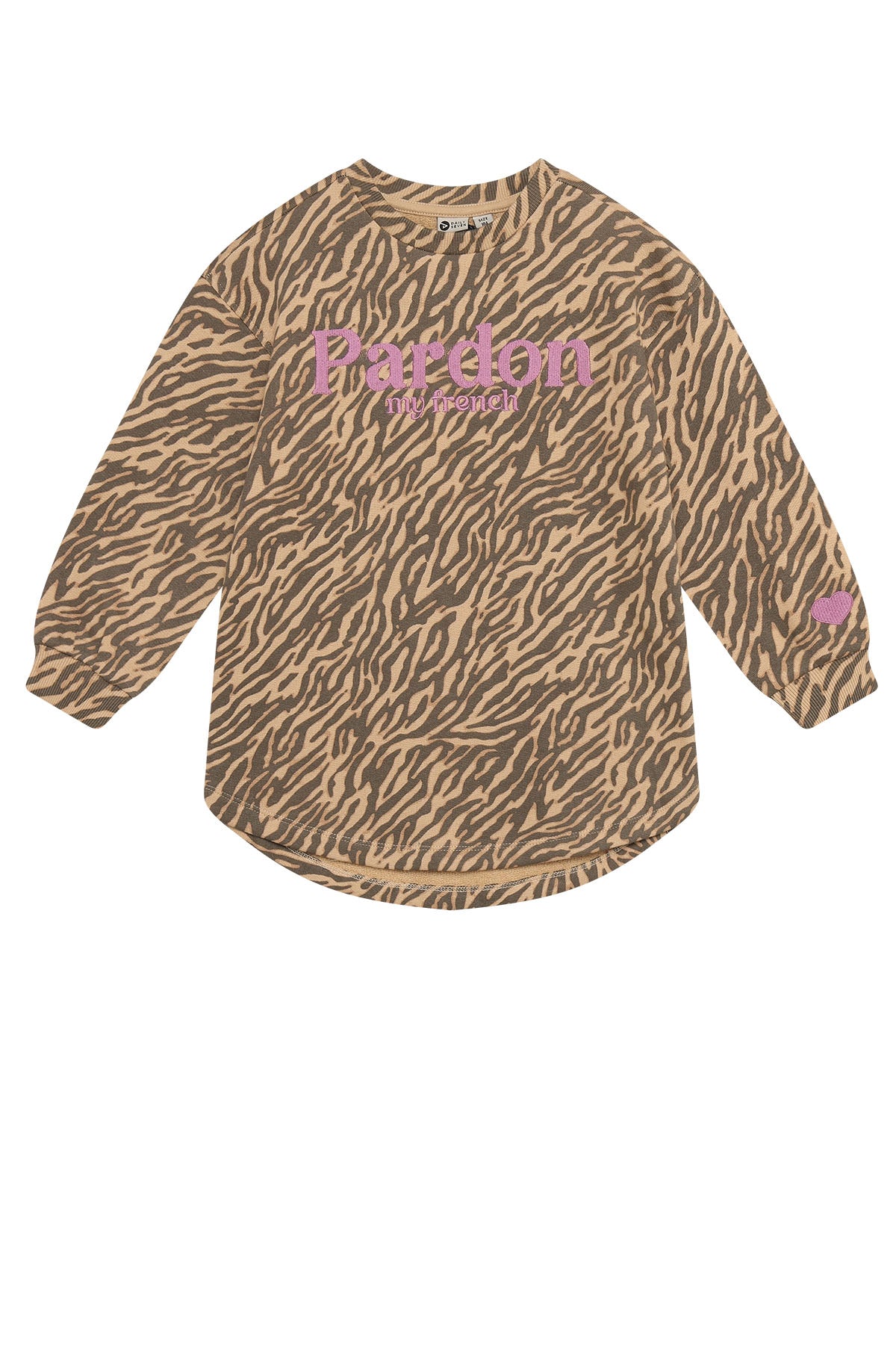 Sweat Dress Longsleeve Animal