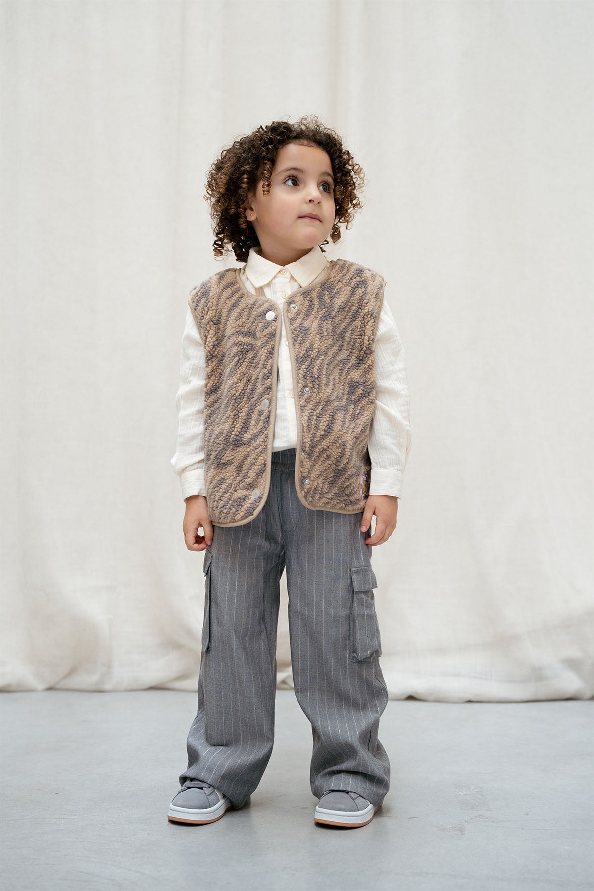 Teddy Gilet Animal