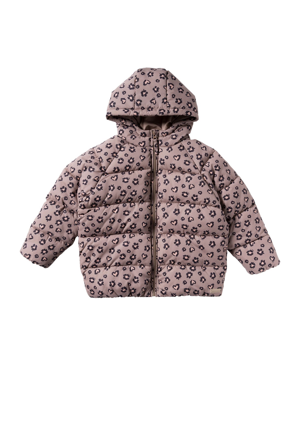 Sweet Leopard Puffer Coat