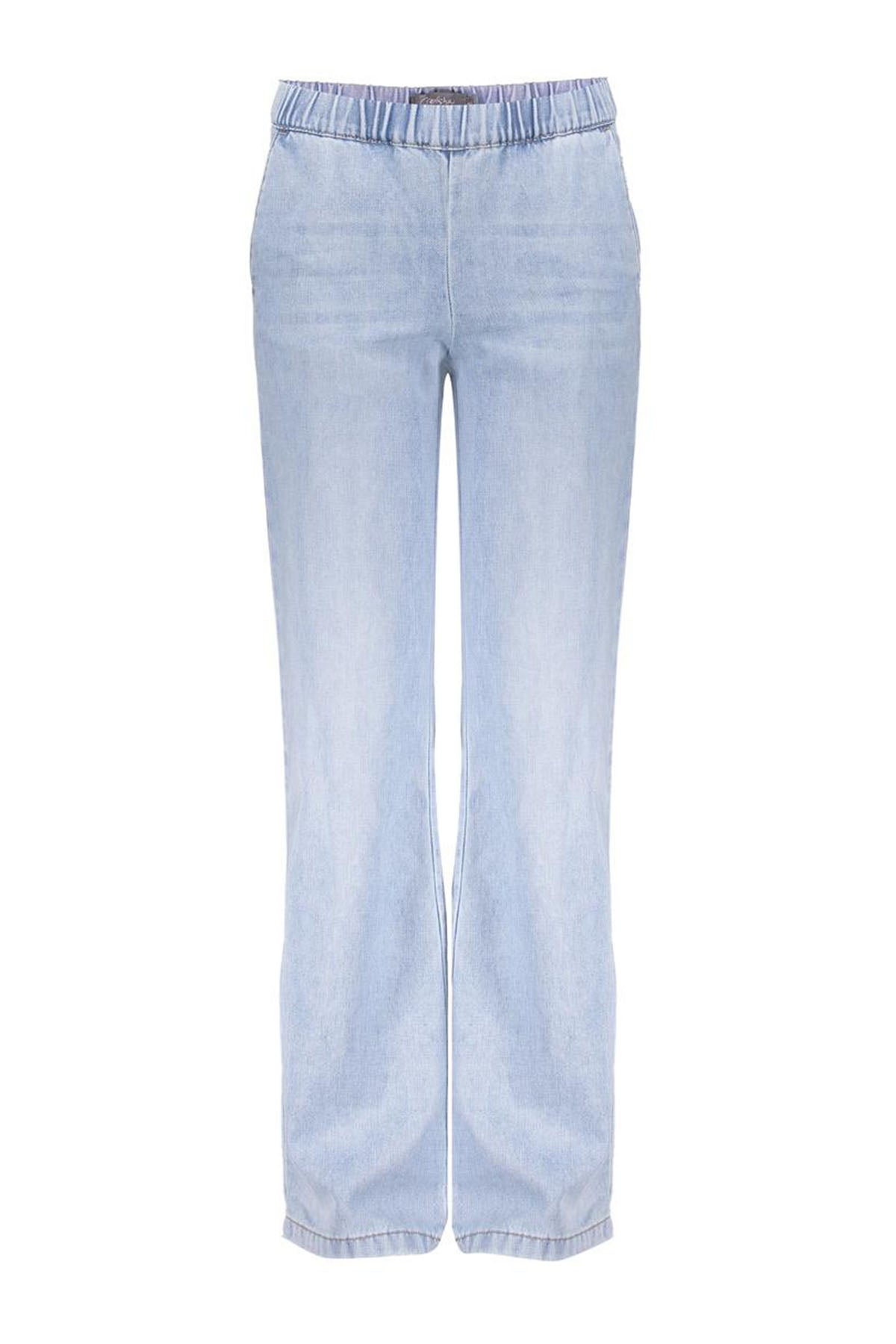 Jeans wide elastic waist