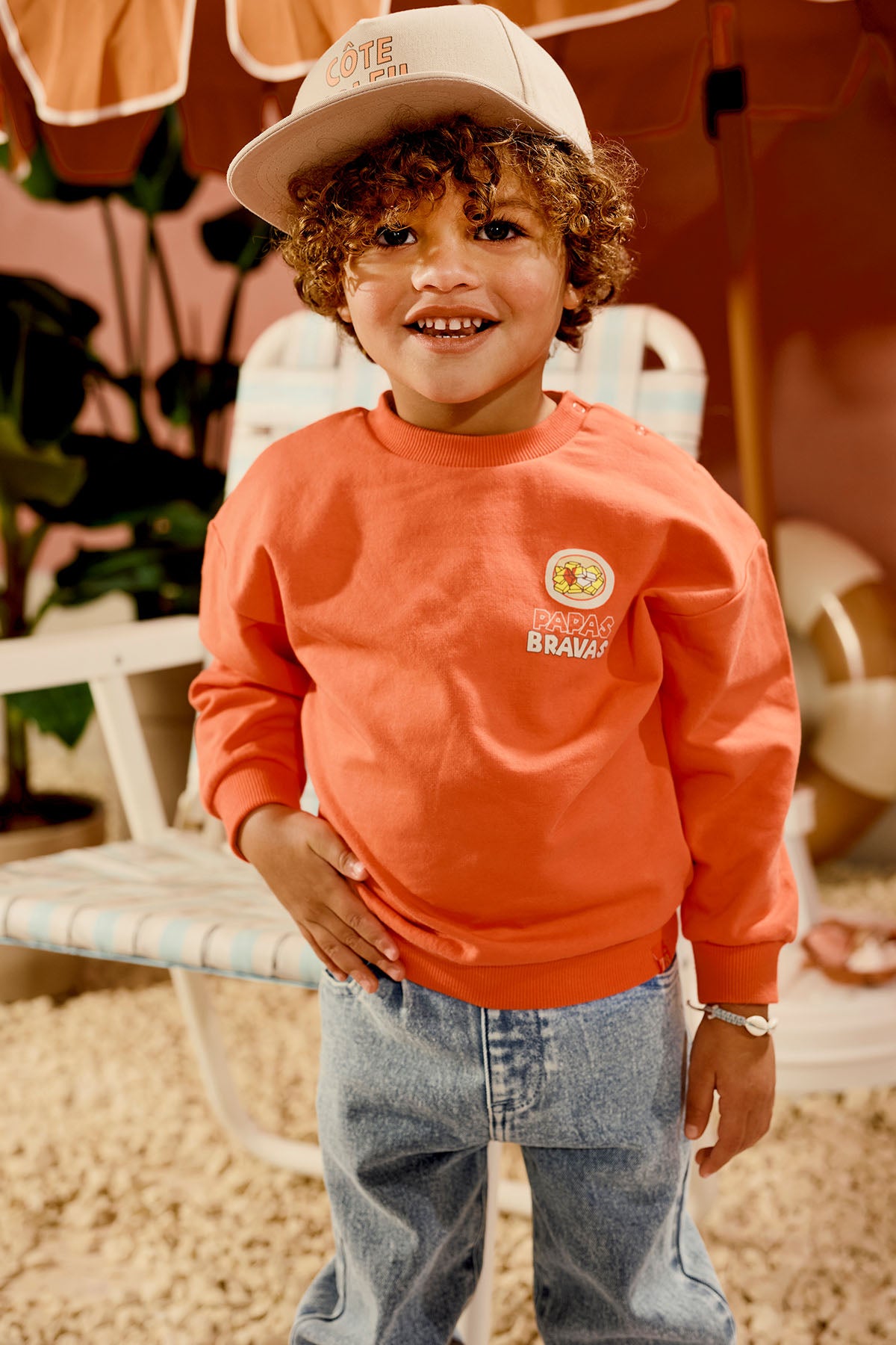 Dayn Sizzling orange Trui