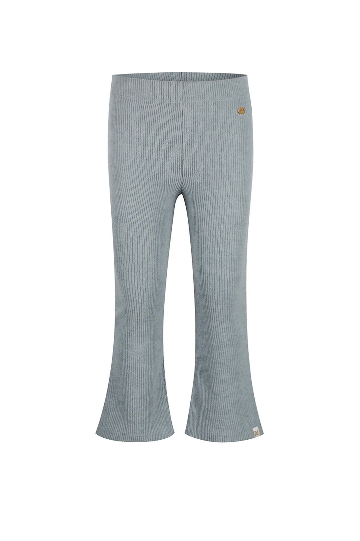 Blauwgrijze flaire broek