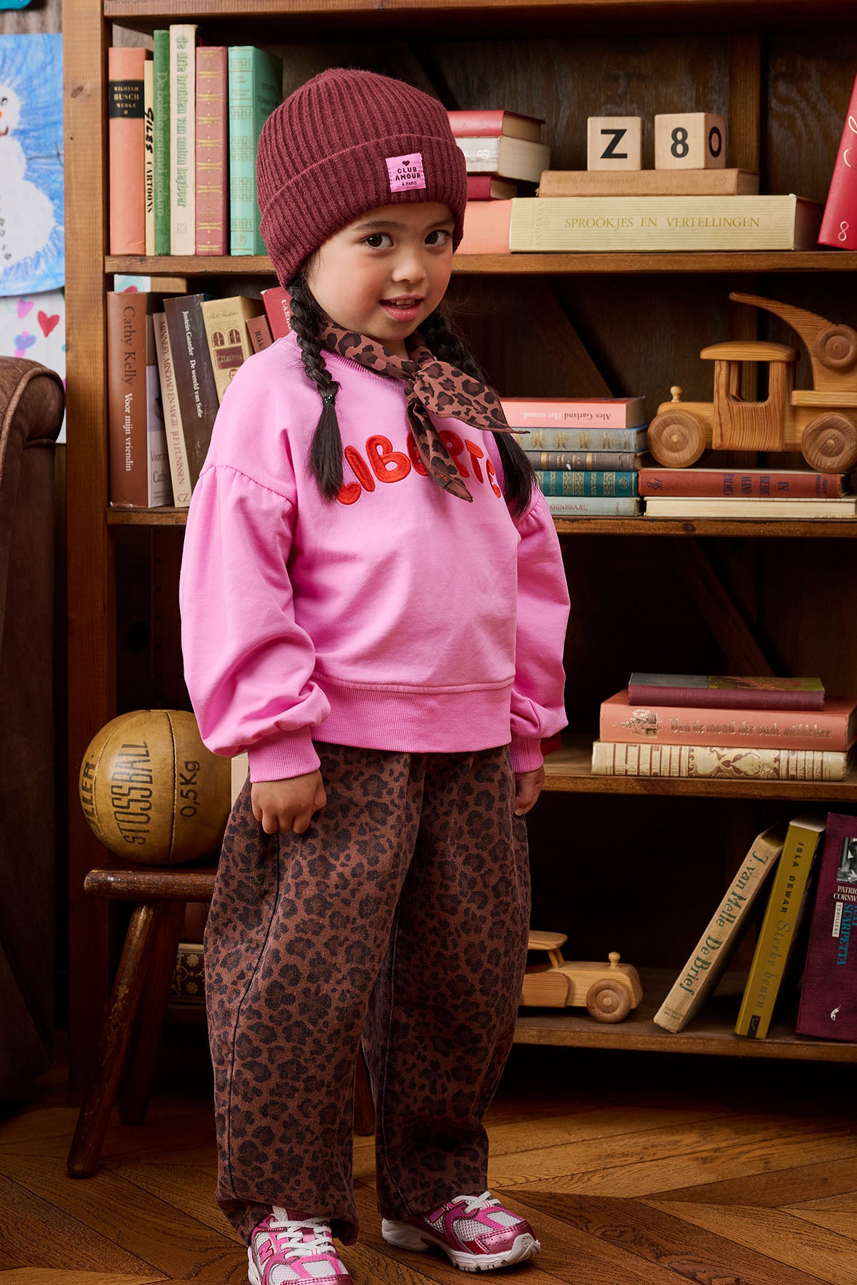 Suki Pink power Sweater