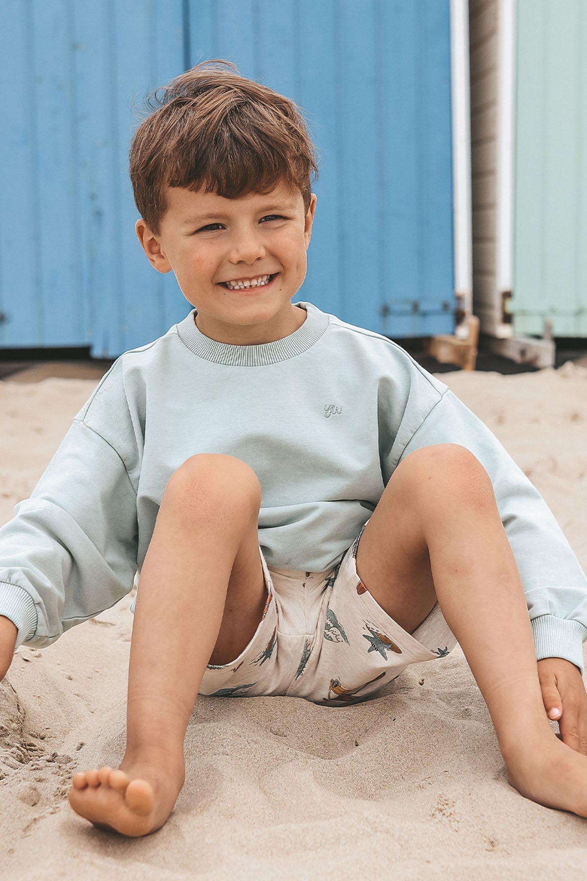 Garment Dye Wide Sweater