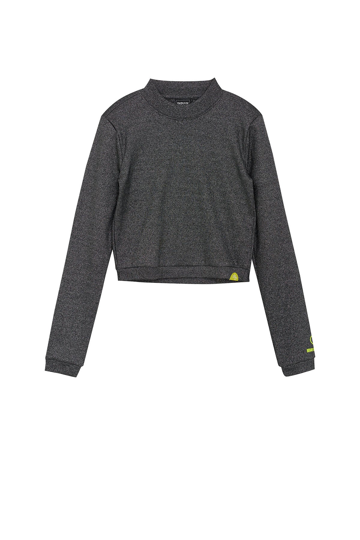 Cropped Longsleeve Metallic