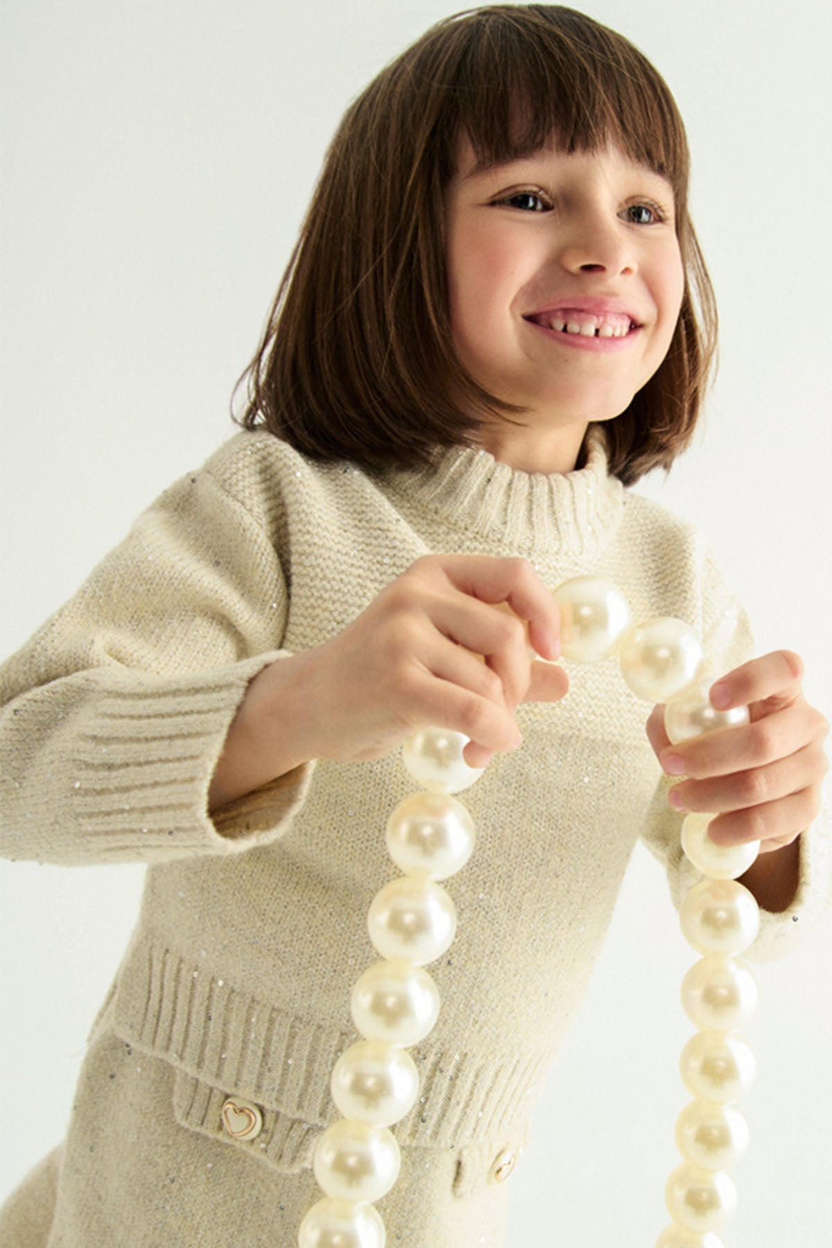 Knit skirt set