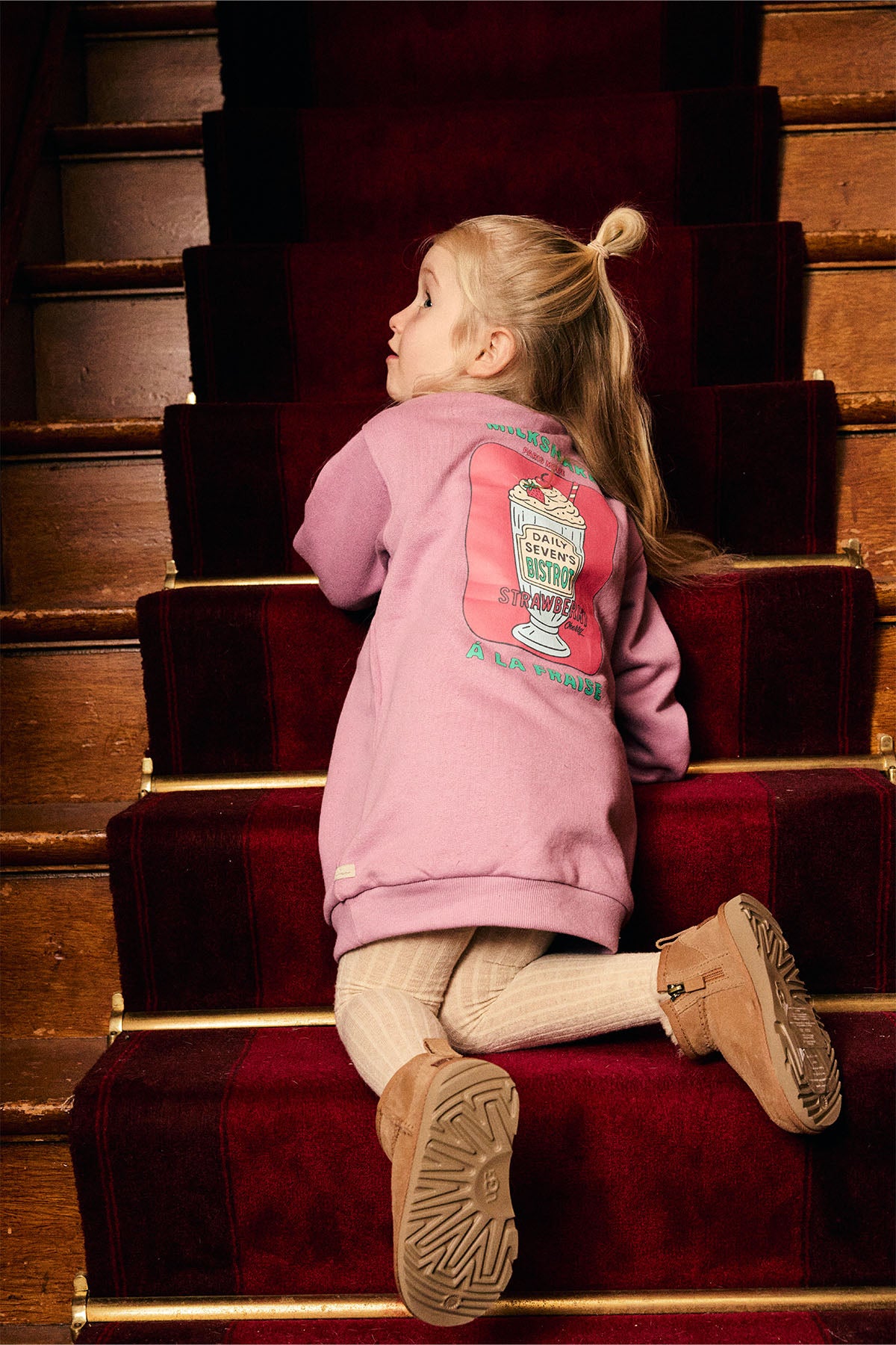 Sweat Dress Longsleeve Print