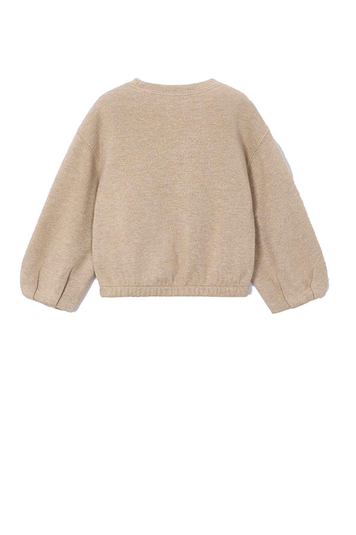 Metered knit pullover