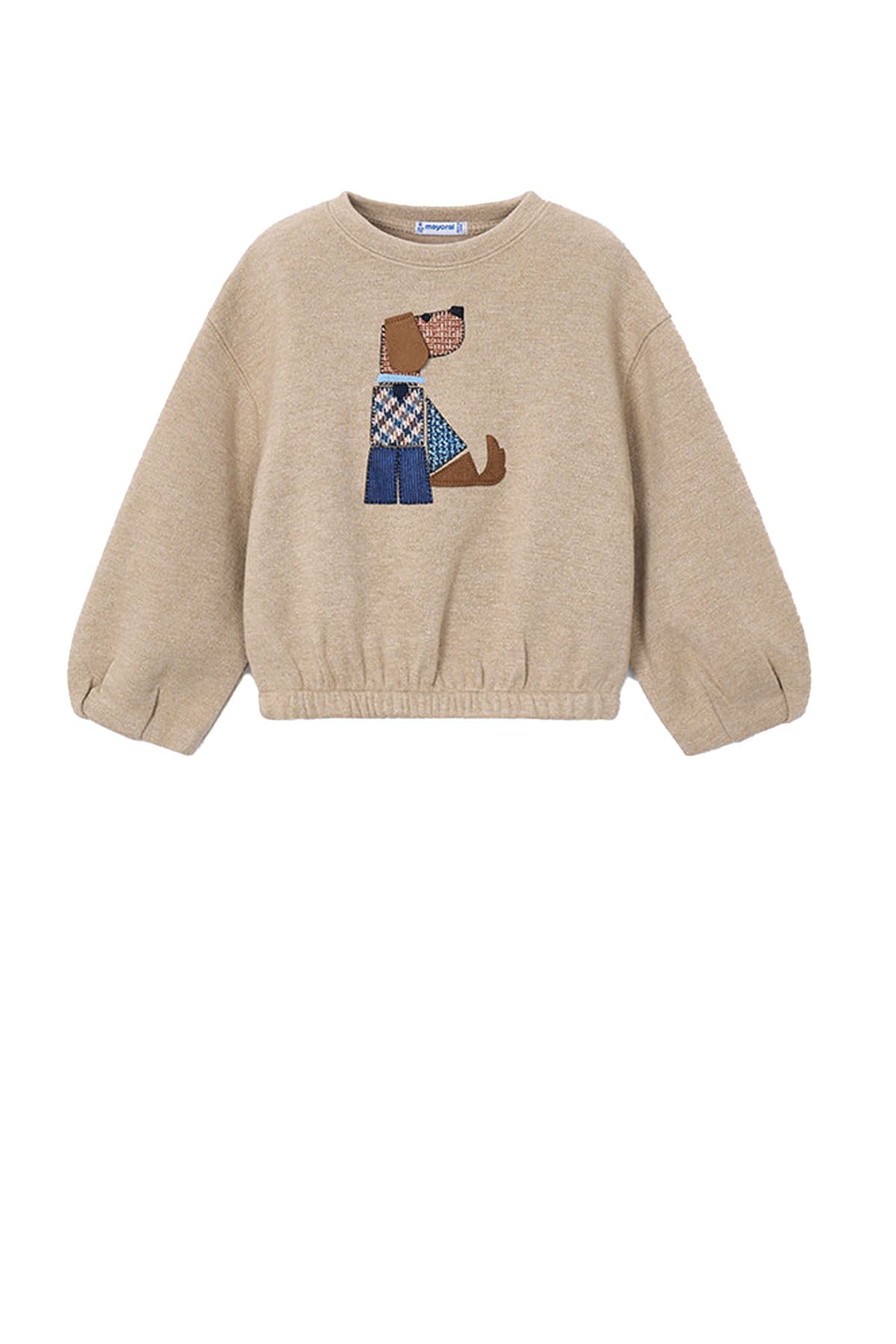 Metered knit pullover