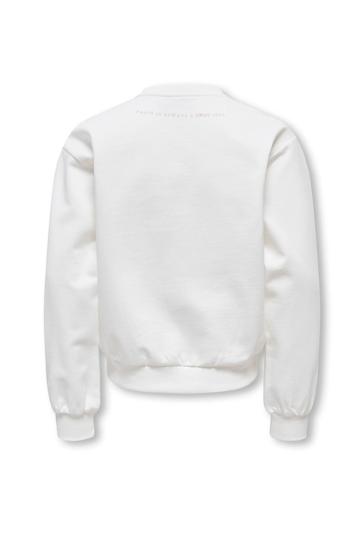 KOGNAOMIE BOXY O-NECK PRINTED SWEATER Cloud