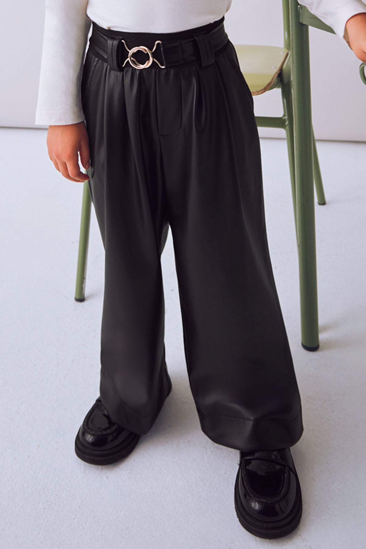 Wide leg broek