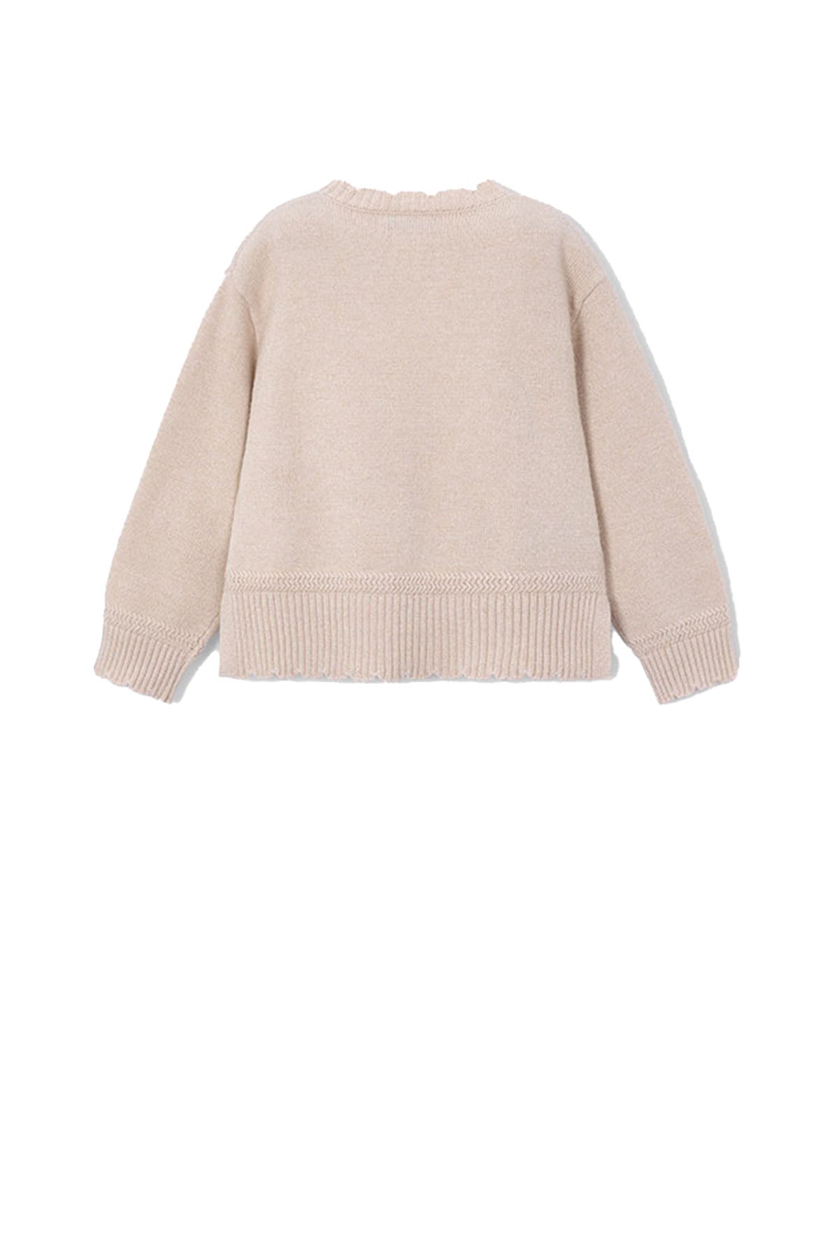Knitted smooth sweater