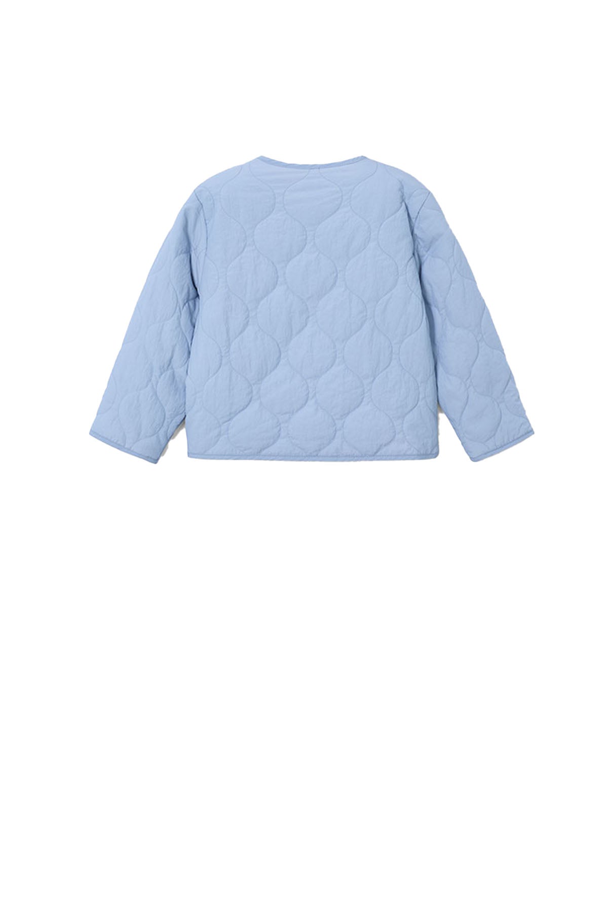 Reversible padded jacket Sky blue