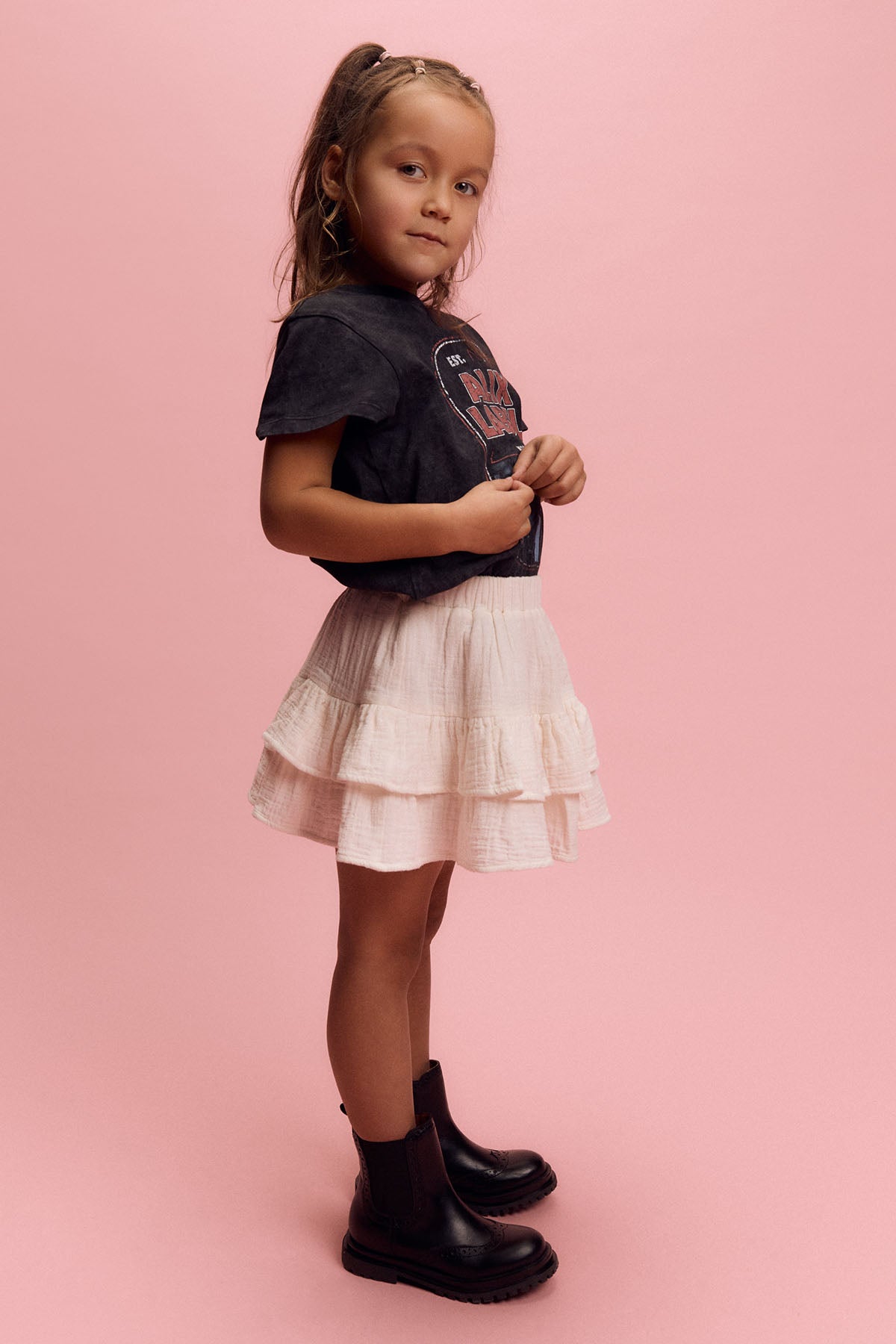 KIDS CRINKLE SKIRT