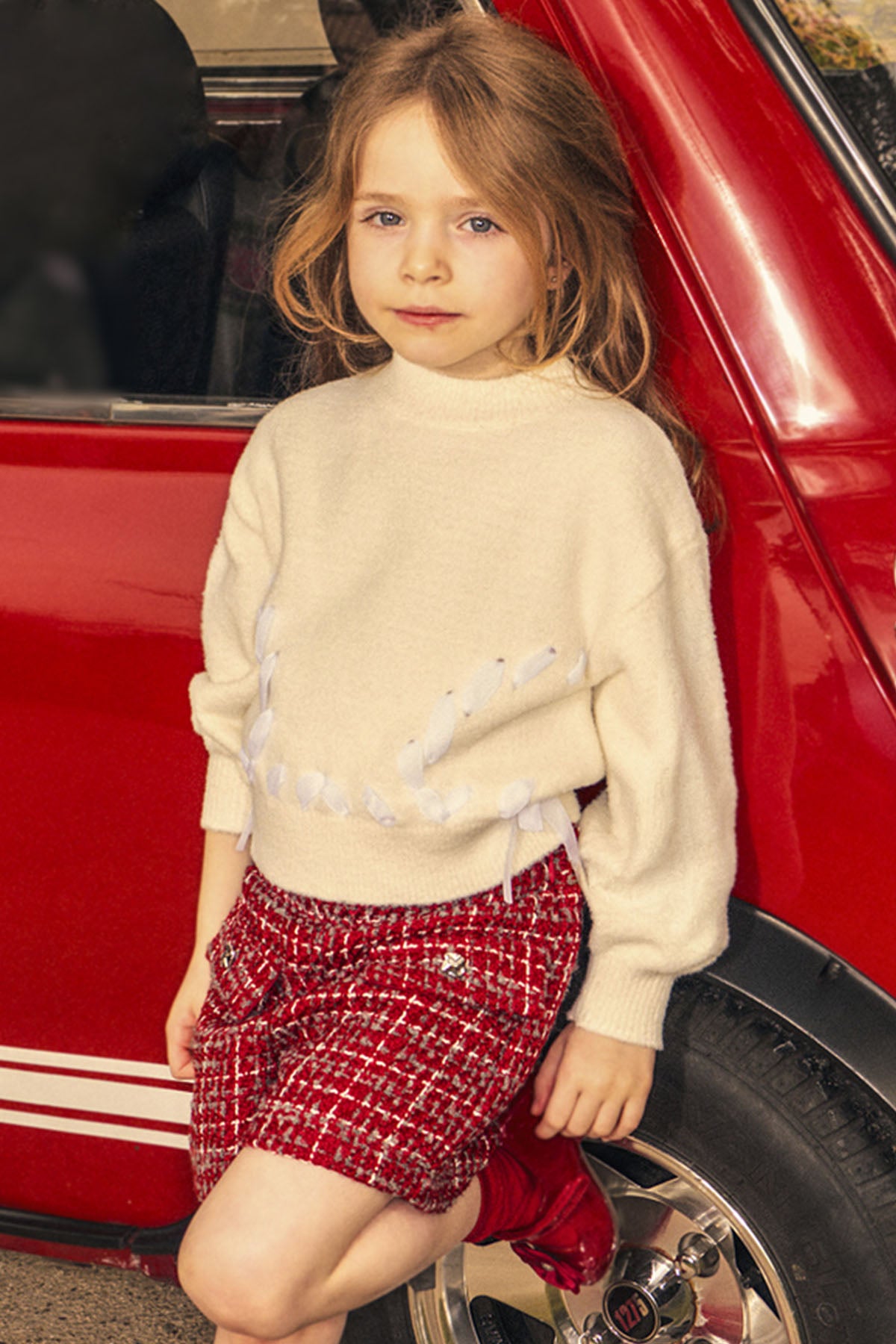 Tweed shorts