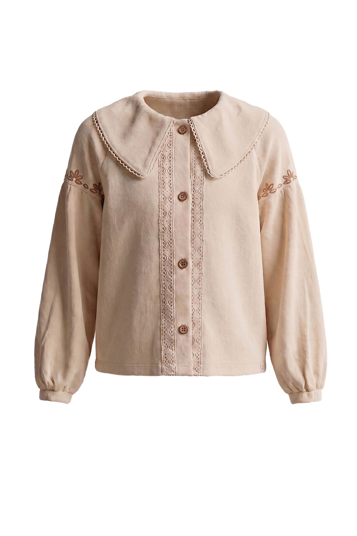 Twill Woven | Collar Blouse
