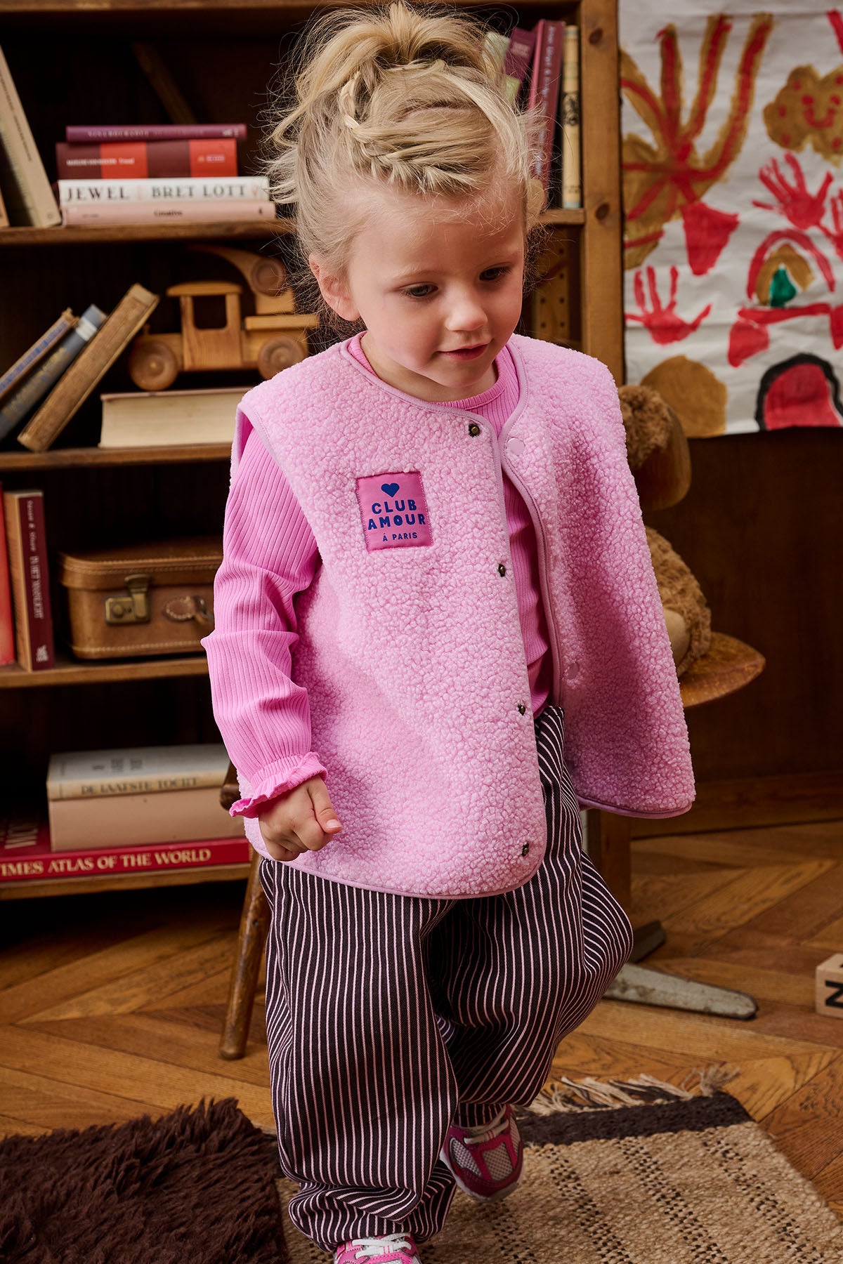 Nicole Playful pink Gilet