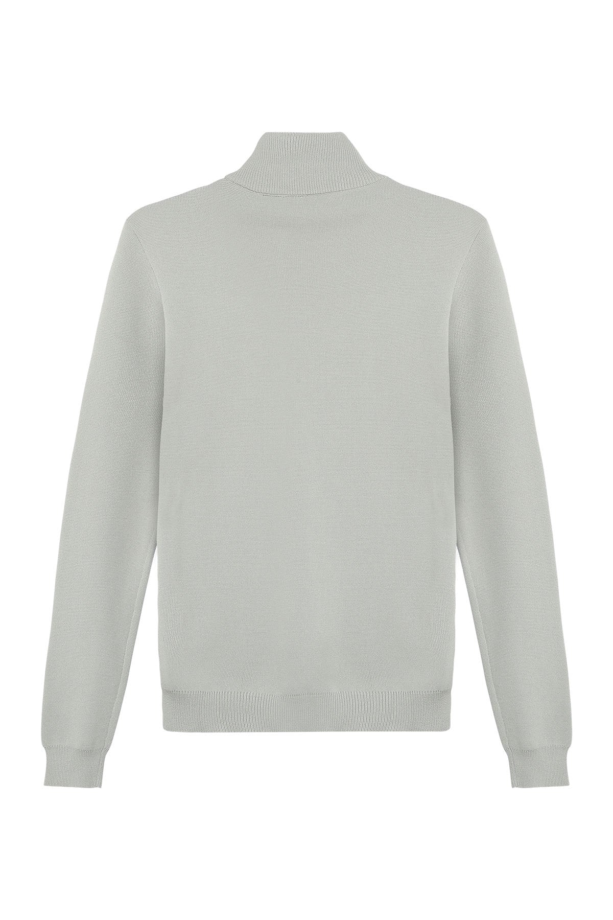 Knitwear Zip Collar
