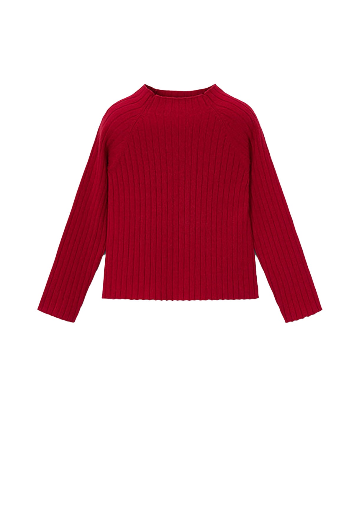 Knit mockneck