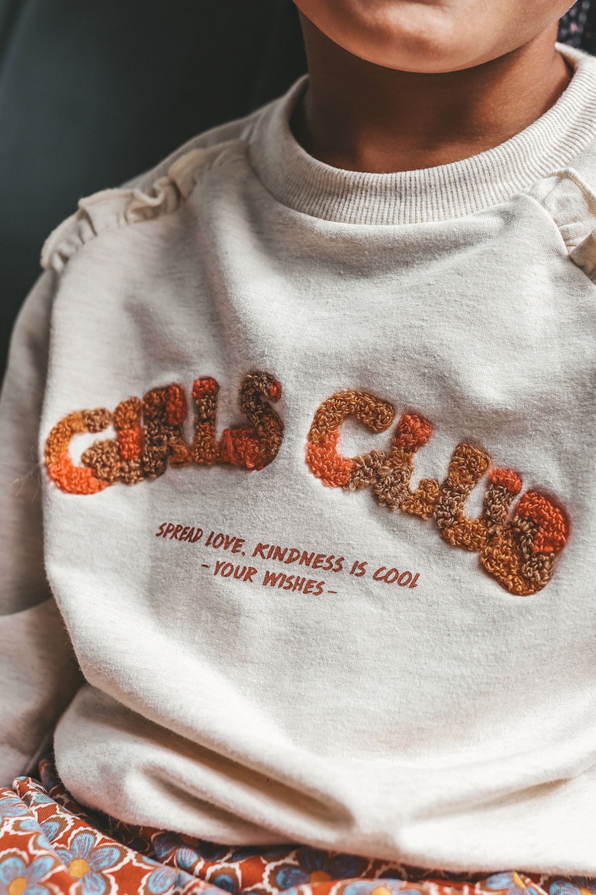 Girls Club Raglan Sweater