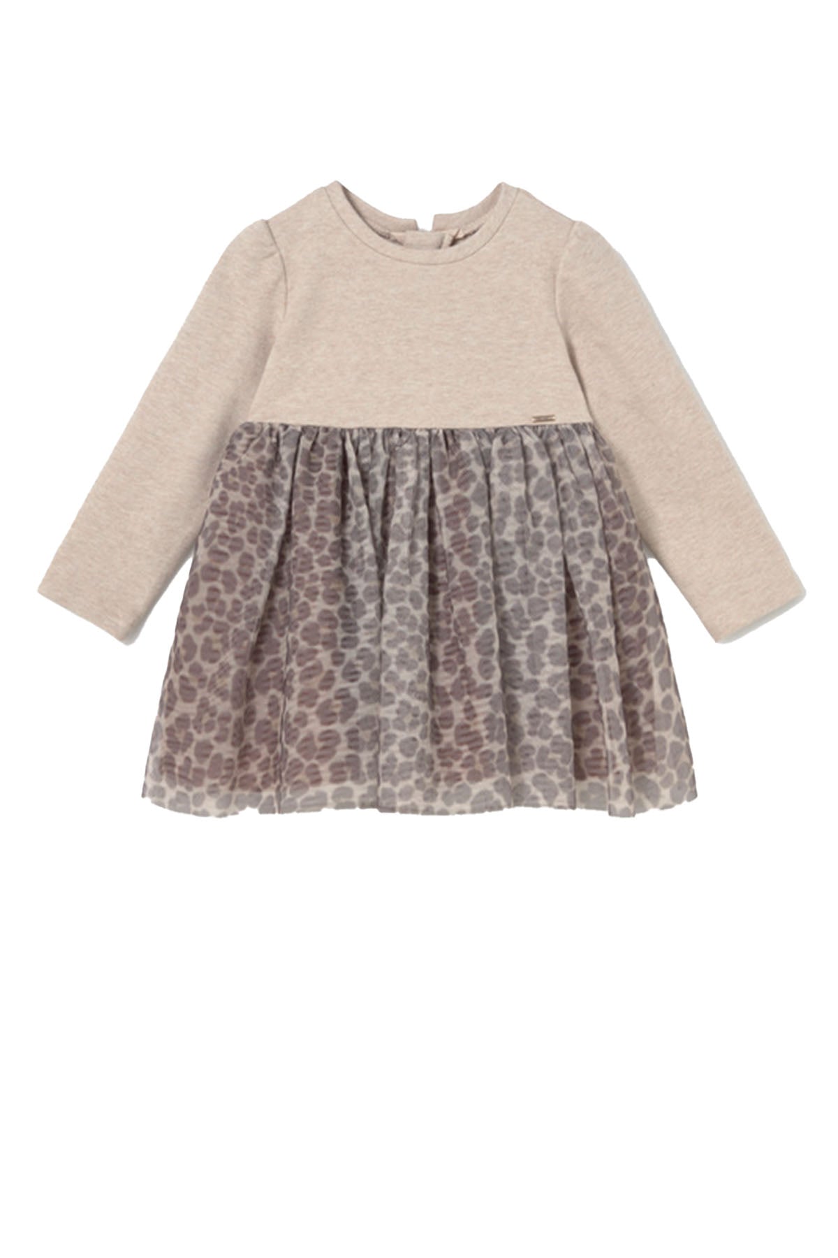 Knit tulle dress