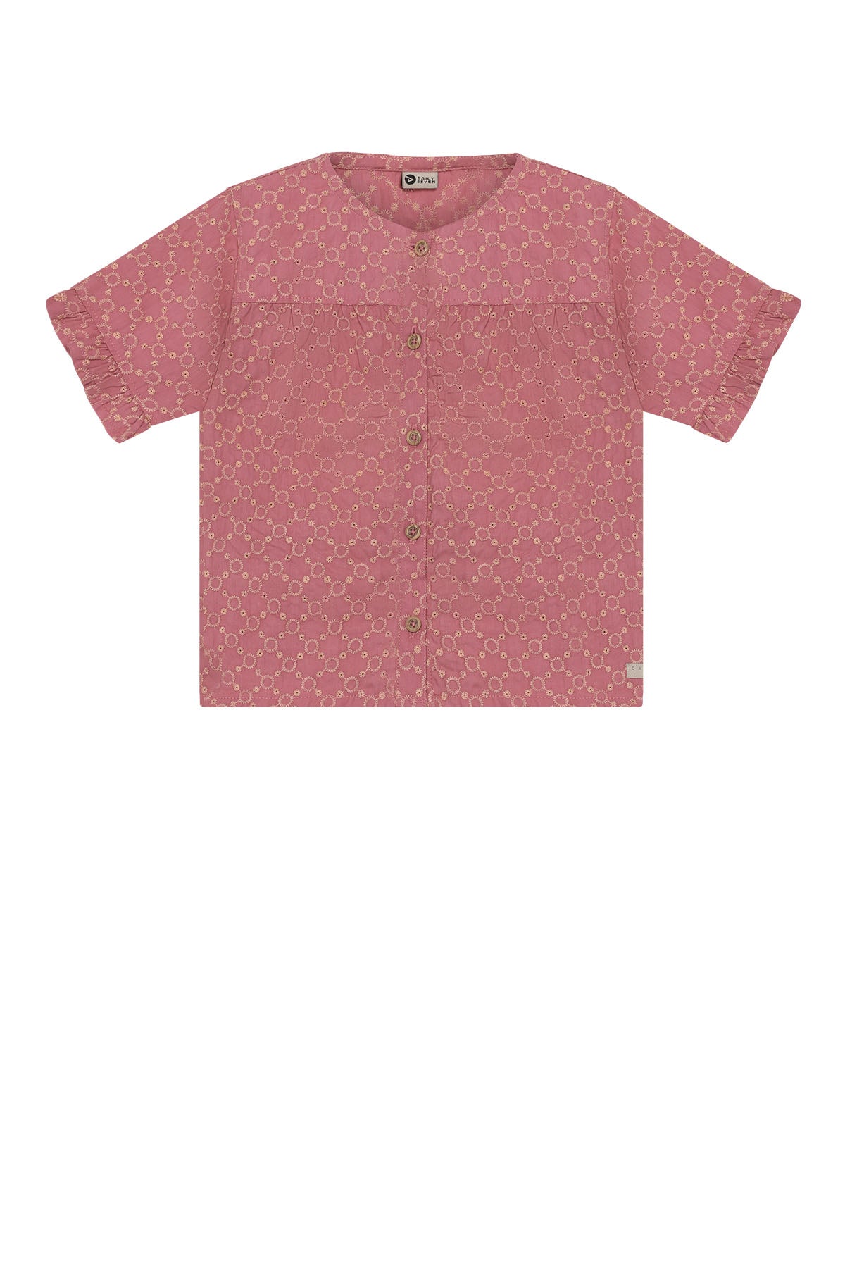 Shirt Ruffle Broderie