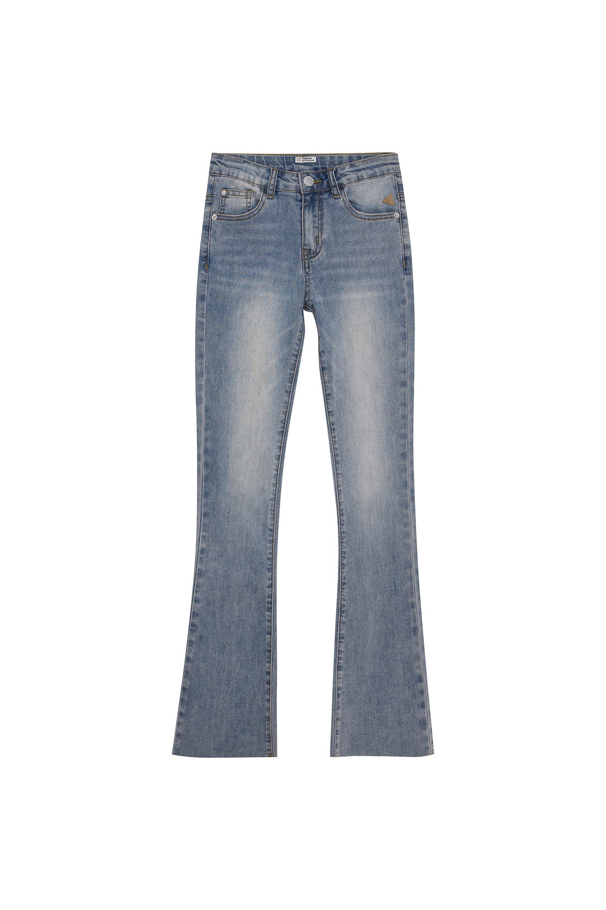 Flared Fit Medium Denim