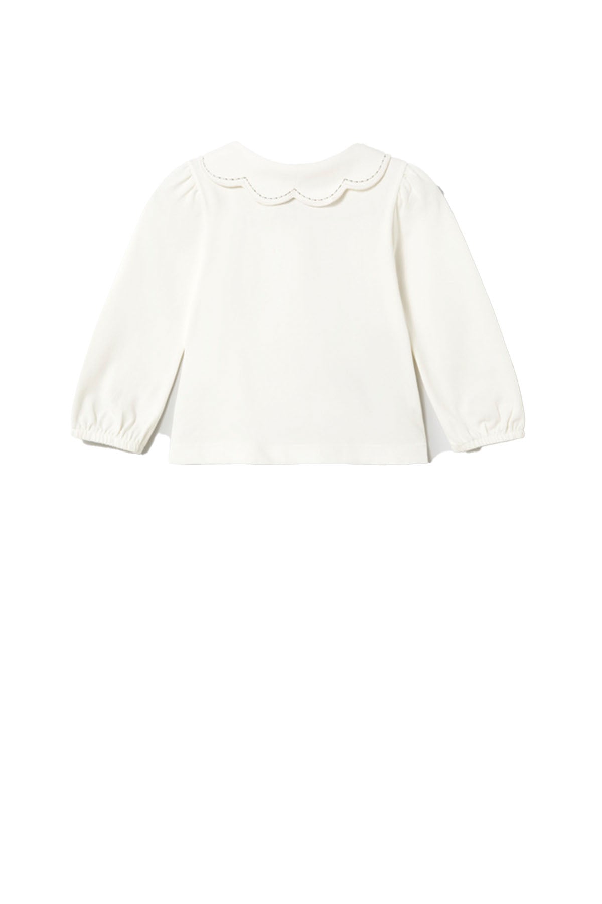 Blouse wave collar