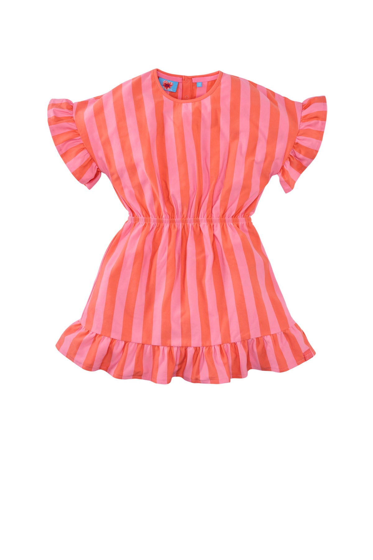 Fiep Living coral Jurk