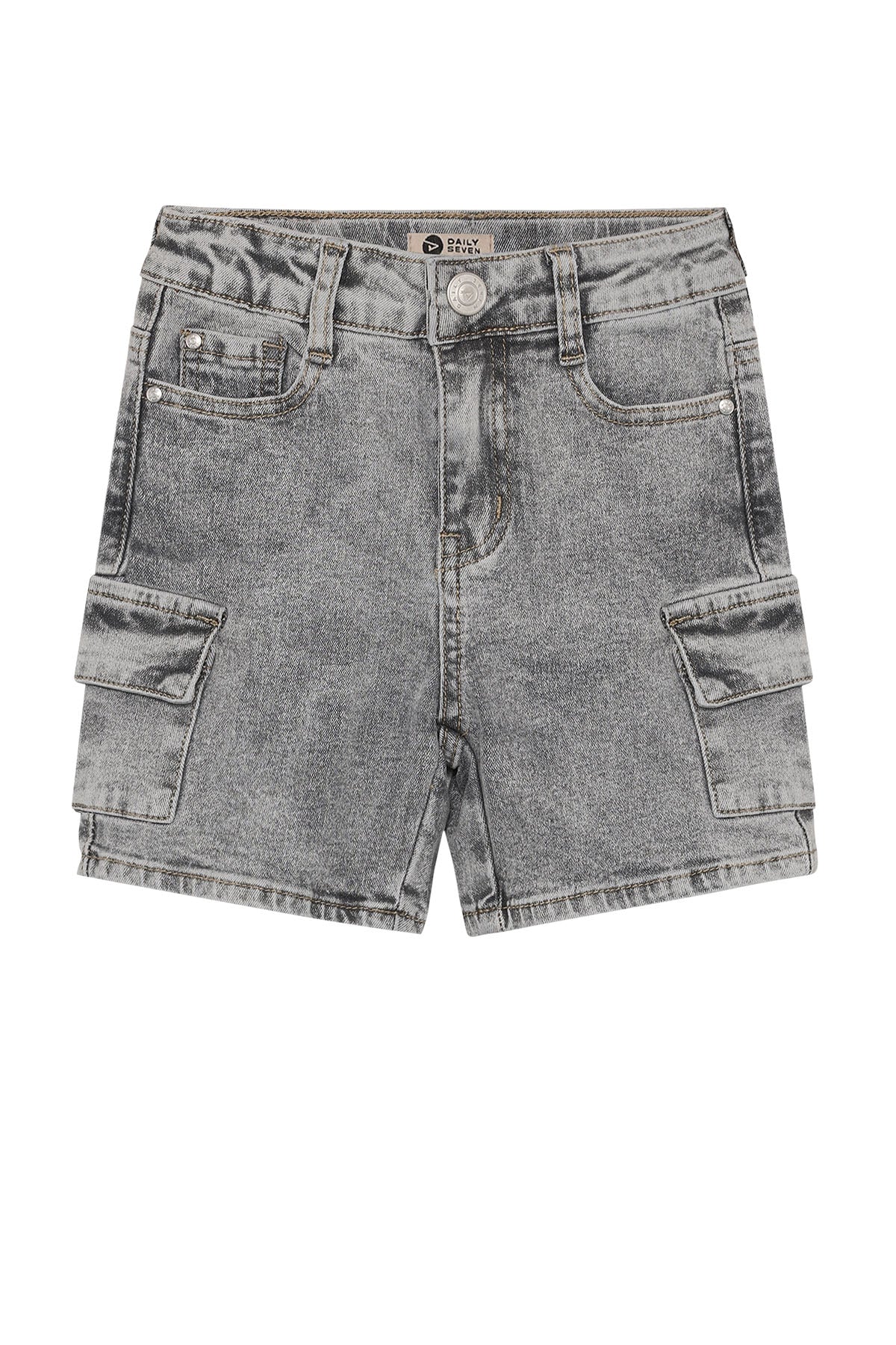 Denim Cargo Shorts