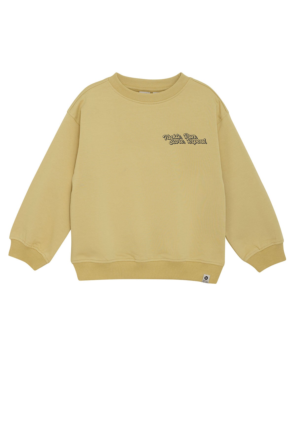 Oversized Sweater Retro Print
