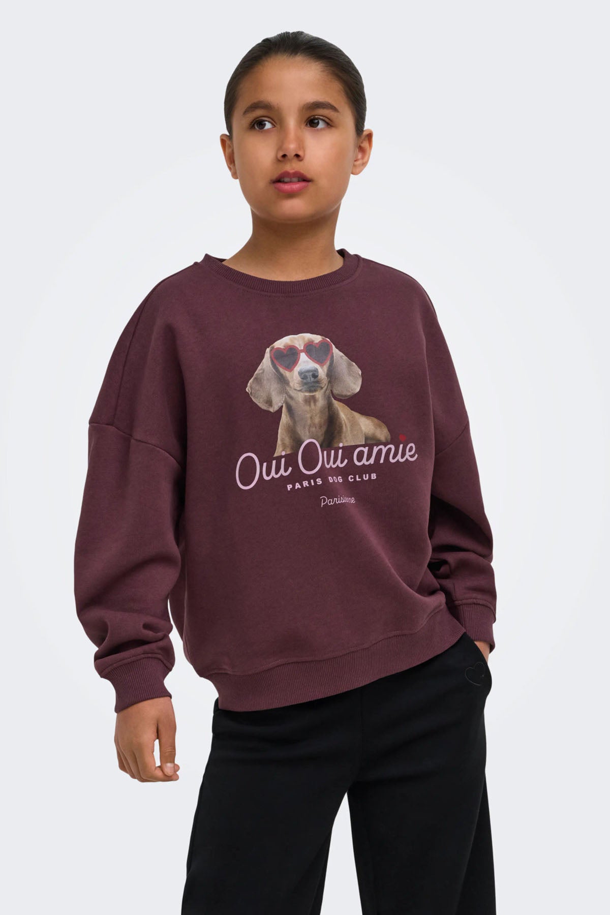 KOGBILA PRINT O-NECK SWEATER NOOS Fudge