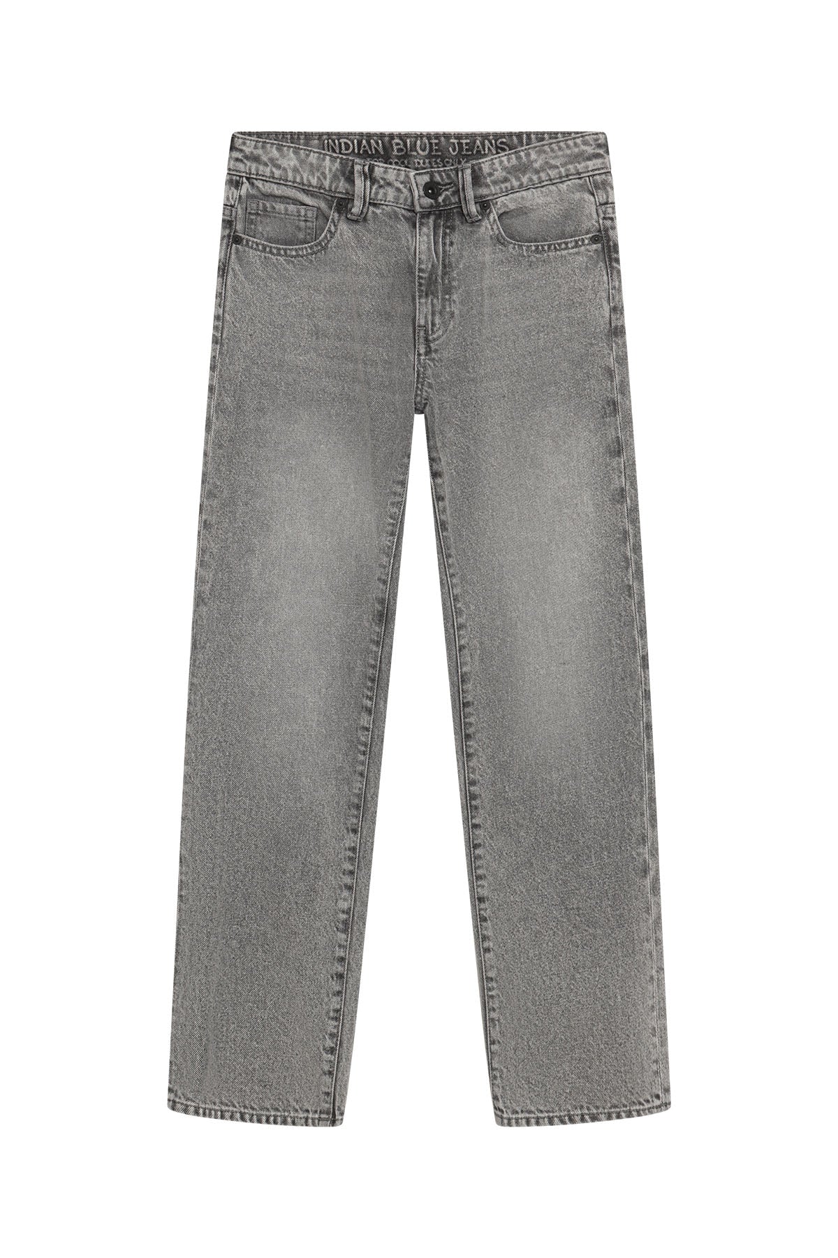 Wide Loose Fit Grey Jeans