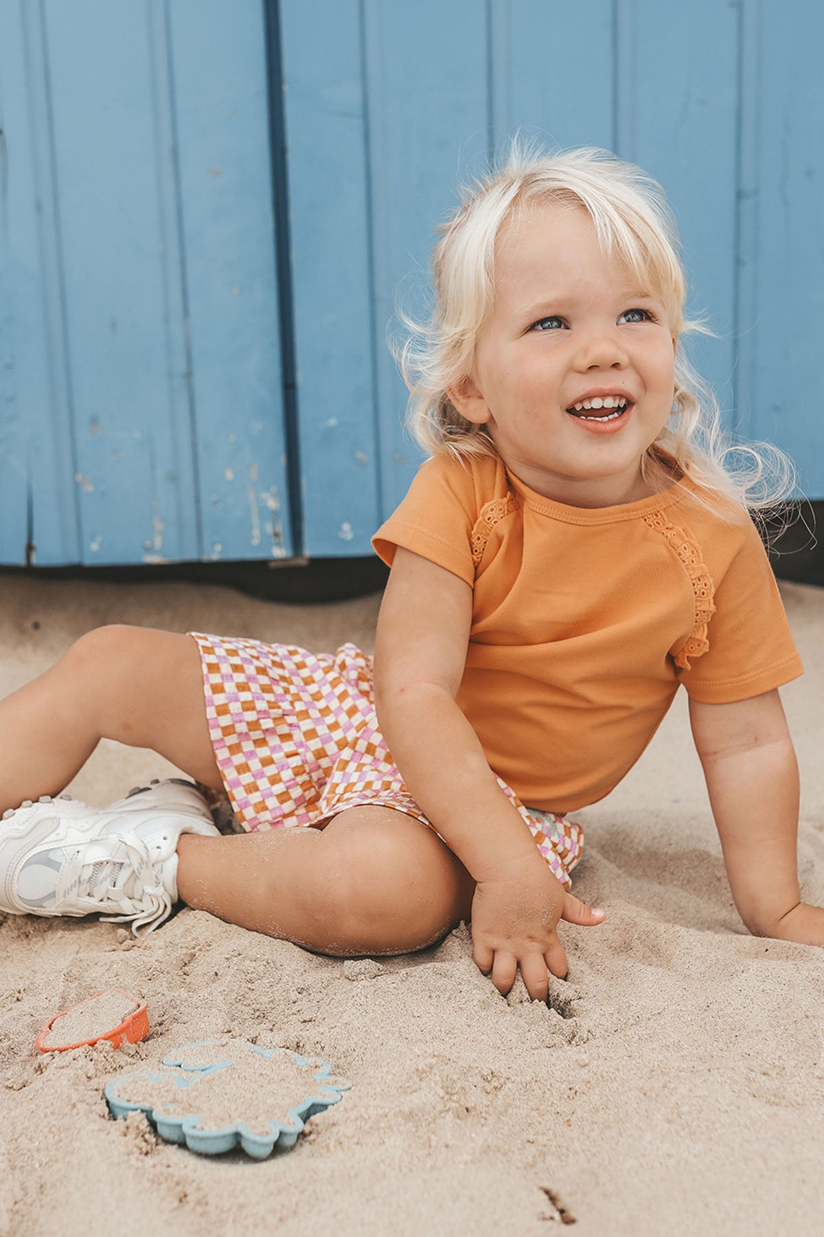 Mini Check Wide Short