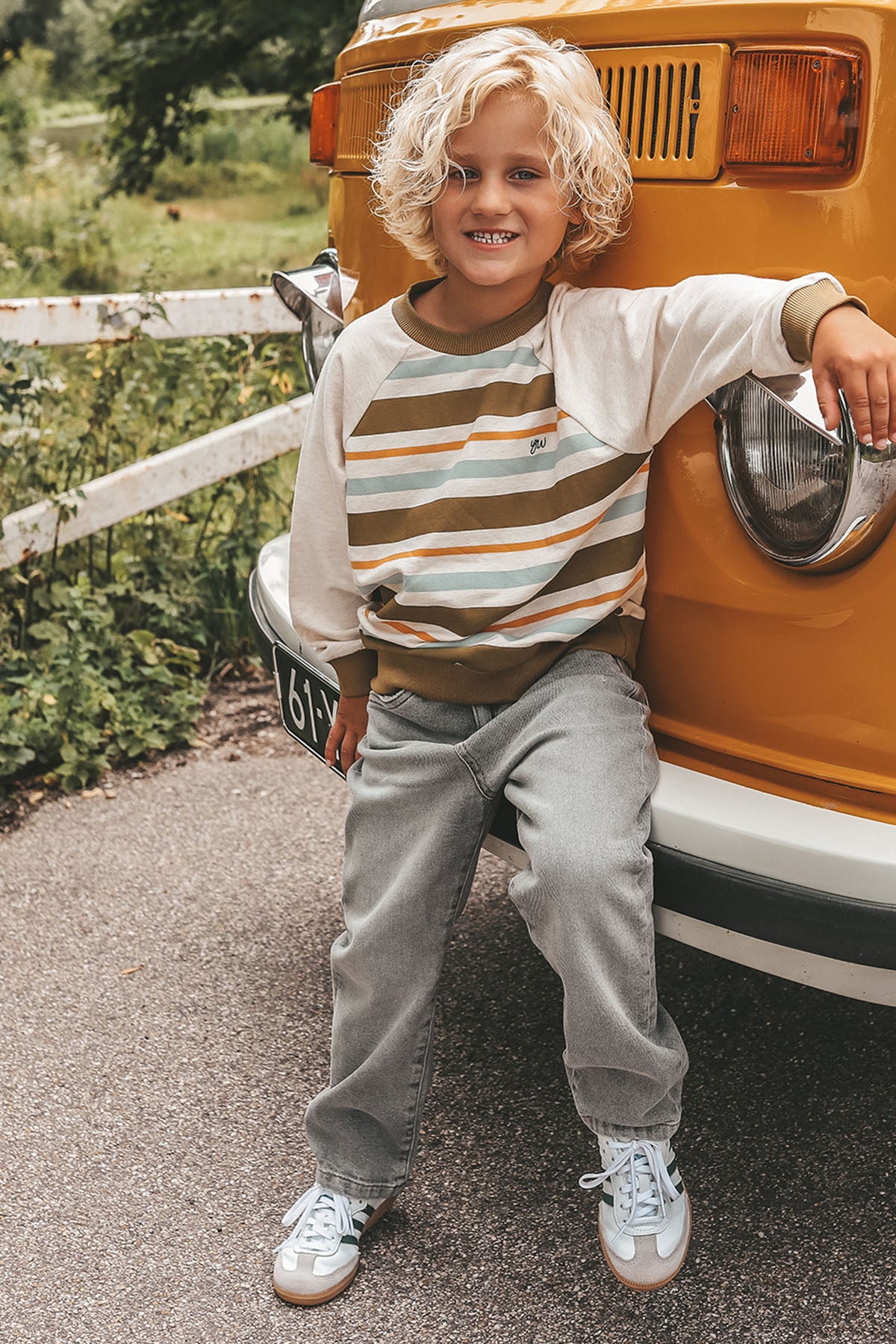 Stripes Raglan Sweater