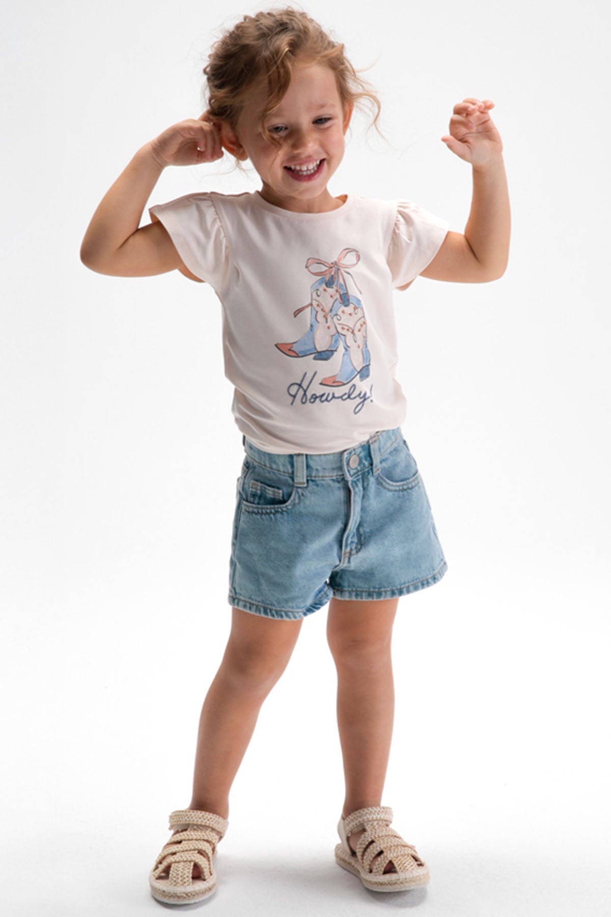 Basic denim shorts Light