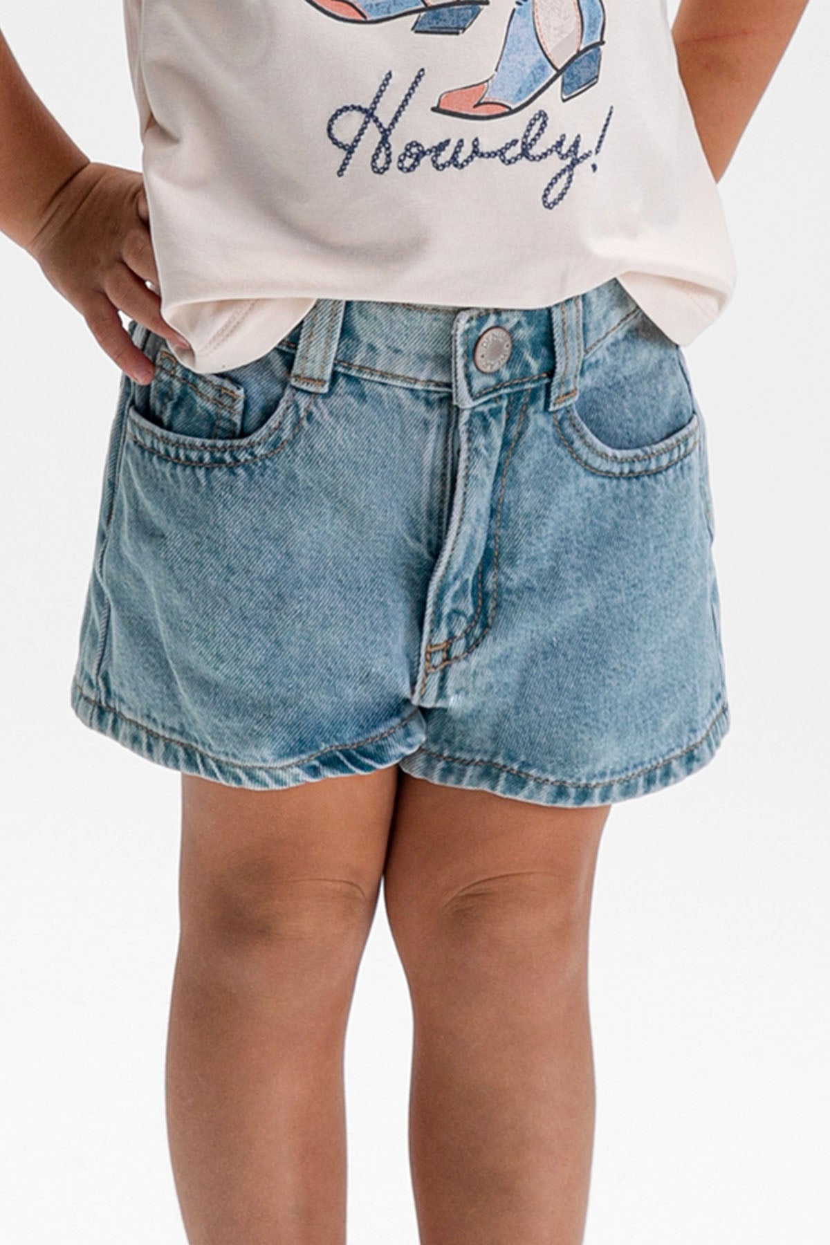 Basic denim shorts Light
